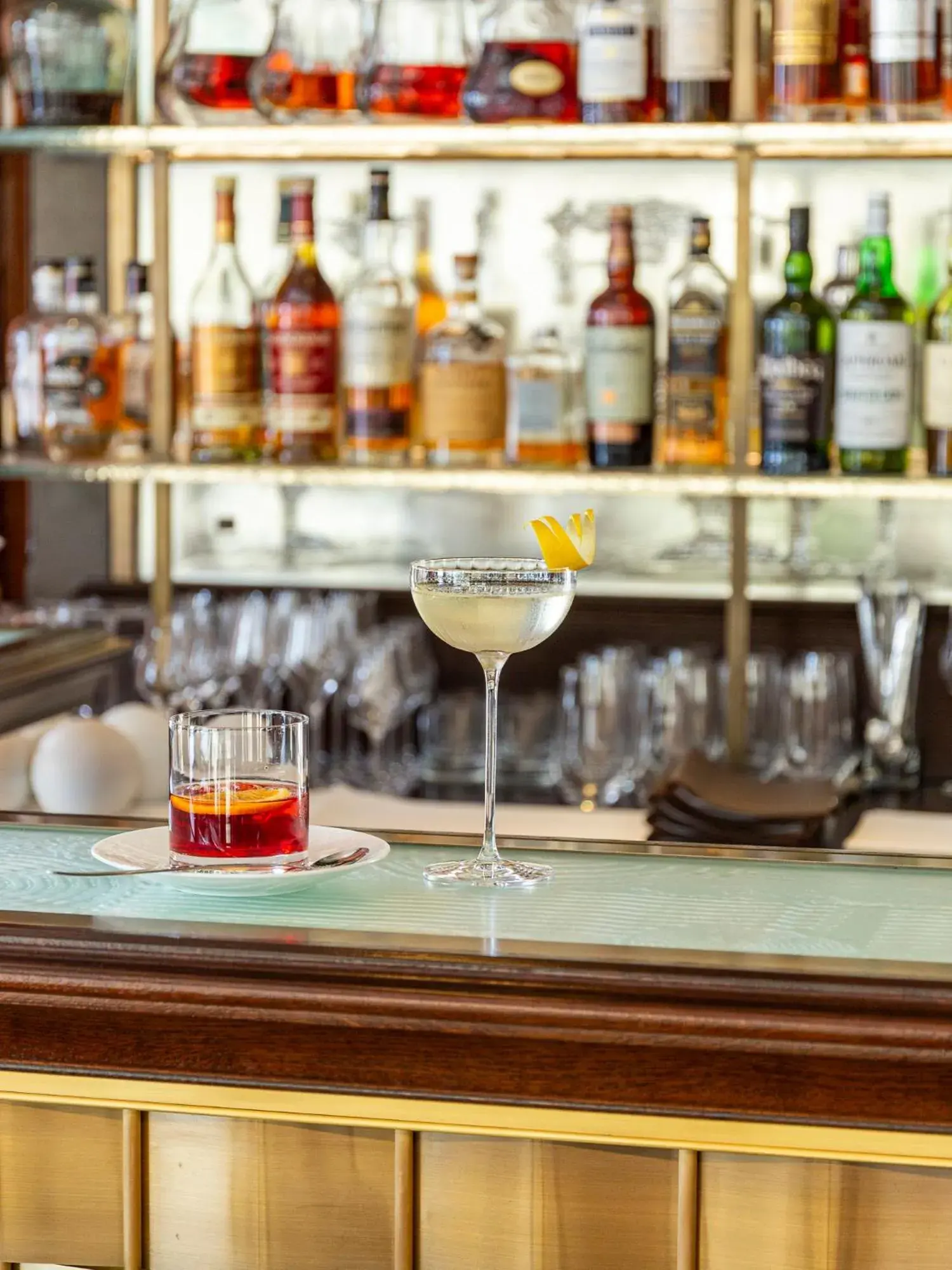 Lounge or bar in Hôtel de Pavie Lounge or bar in Hôtel de Pavie