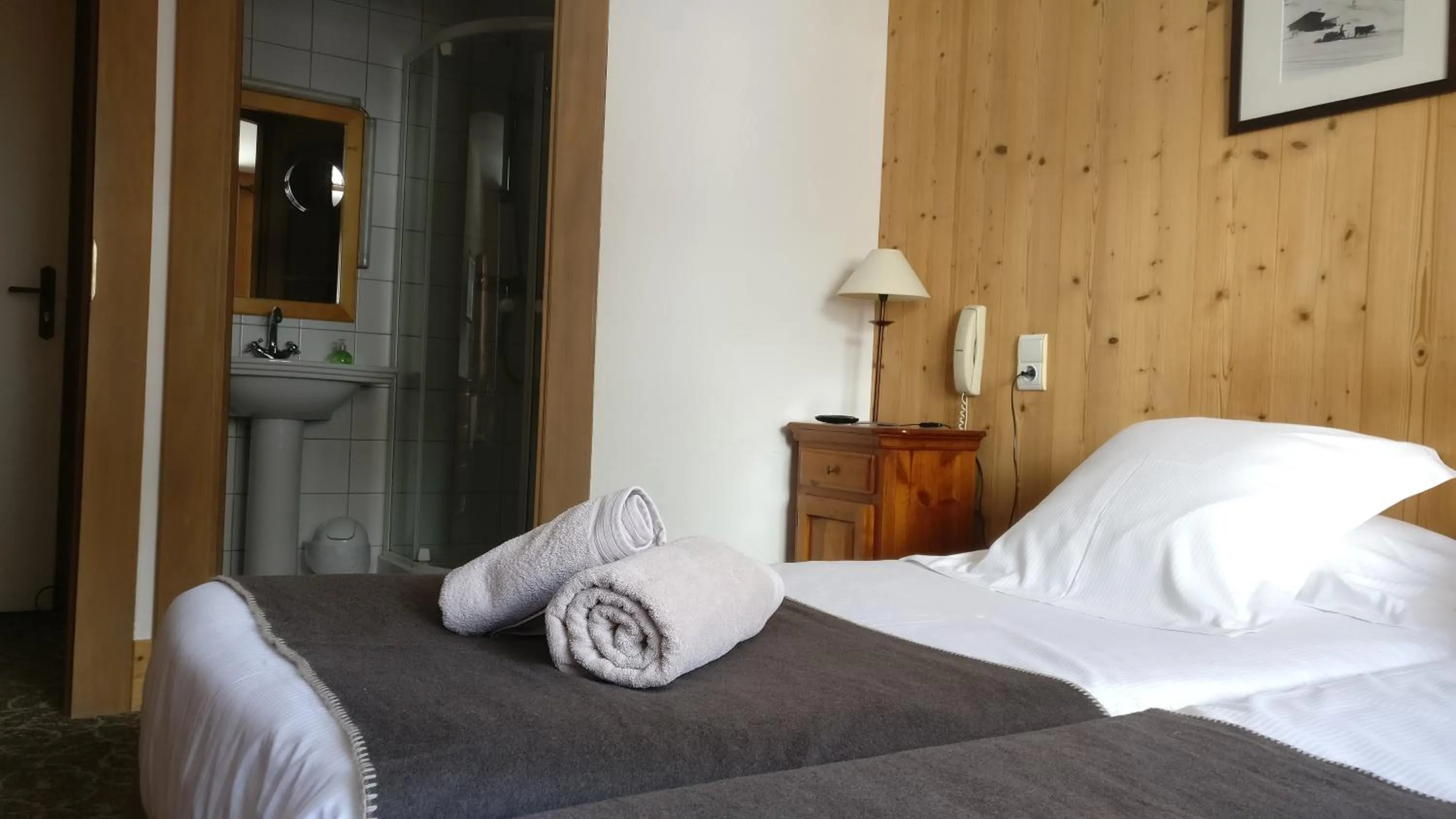 Photo of the whole room, Bed in Hôtel Bellier