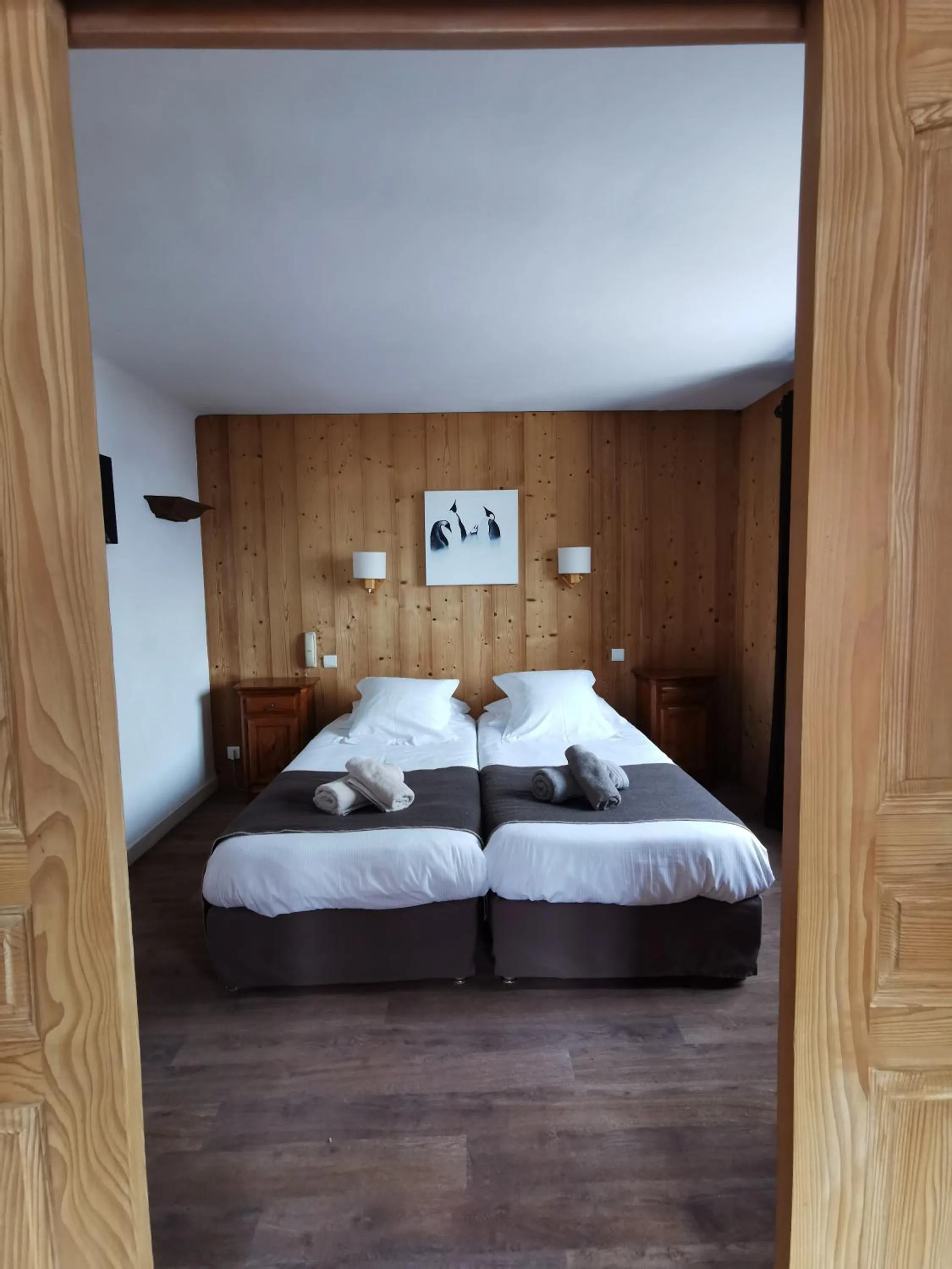 Photo of the whole room, Bed in Hôtel Bellier