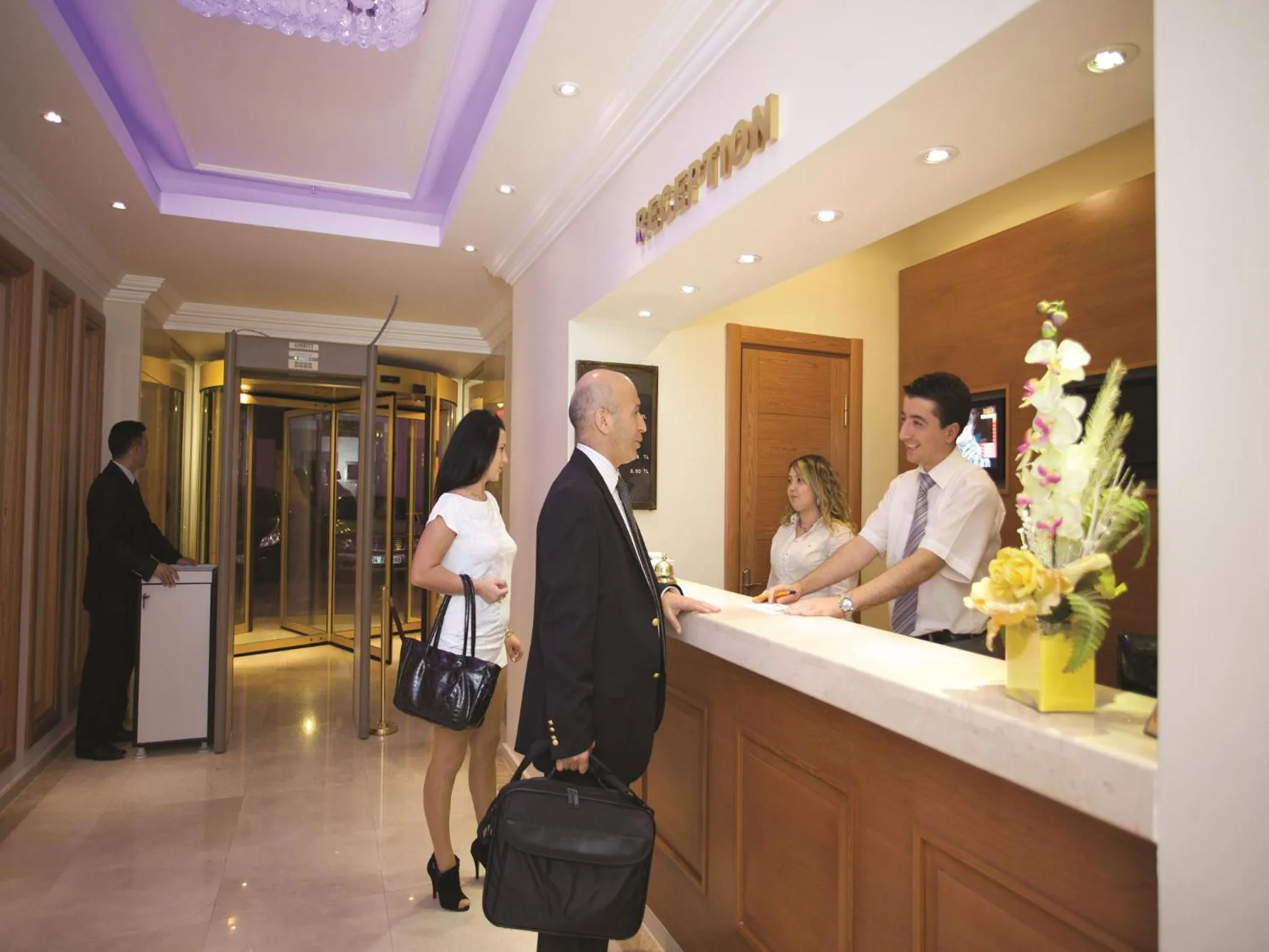 Lobby or reception in The City Hotel