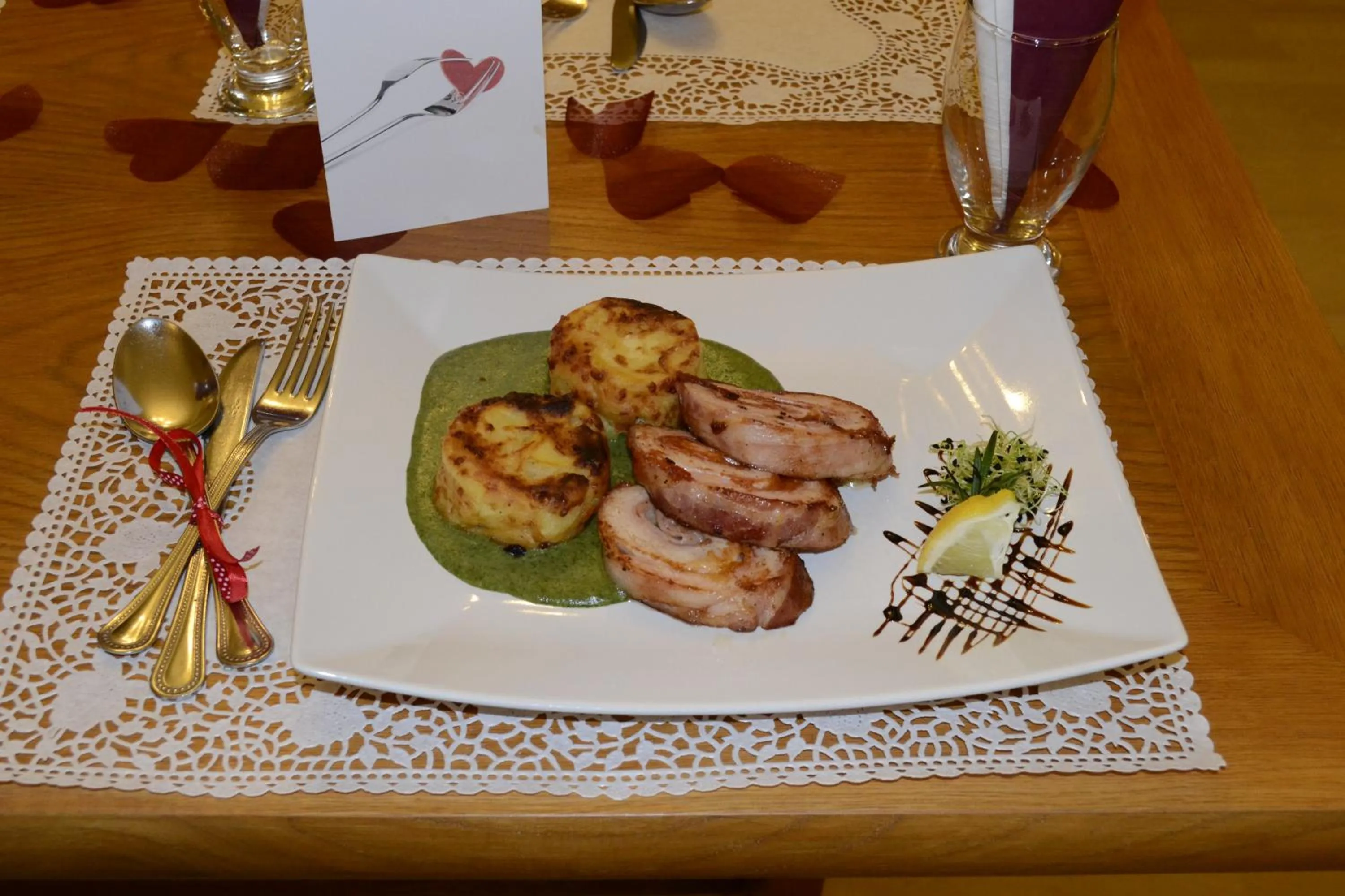 Food close-up in Pollushof Panzió és Étterem