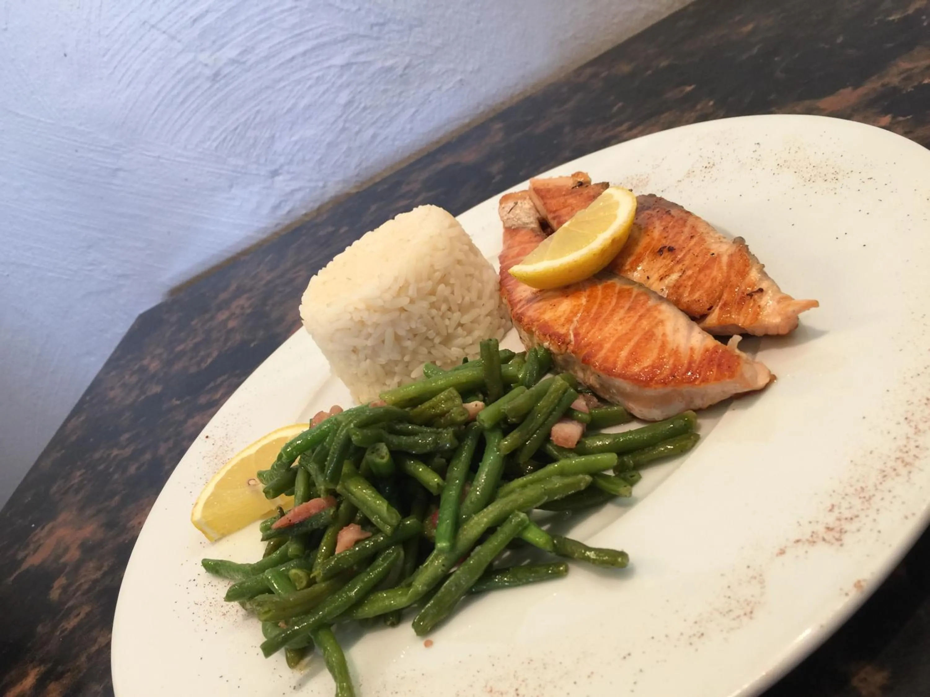 Food close-up in Hôtel Le Roi Gourmand