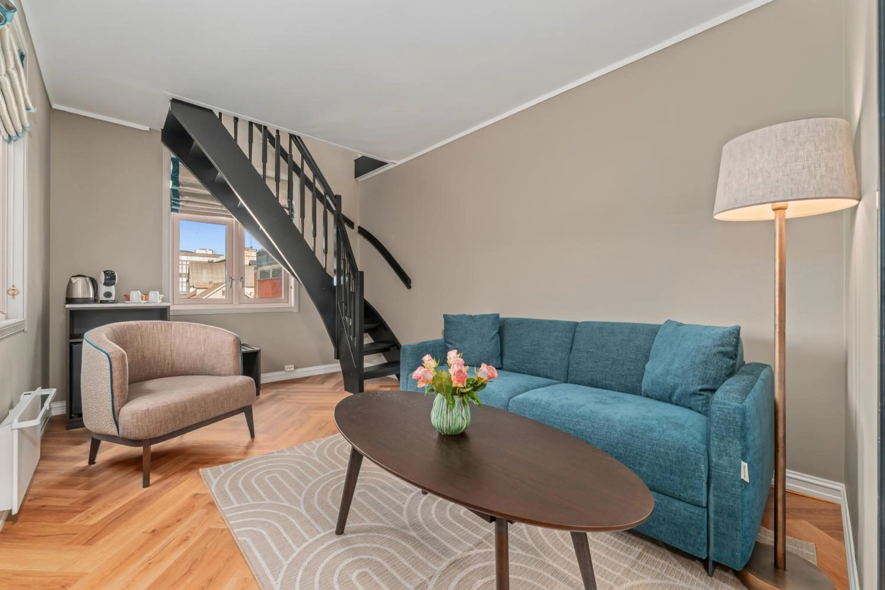 Seating area in Hotel Breiseth