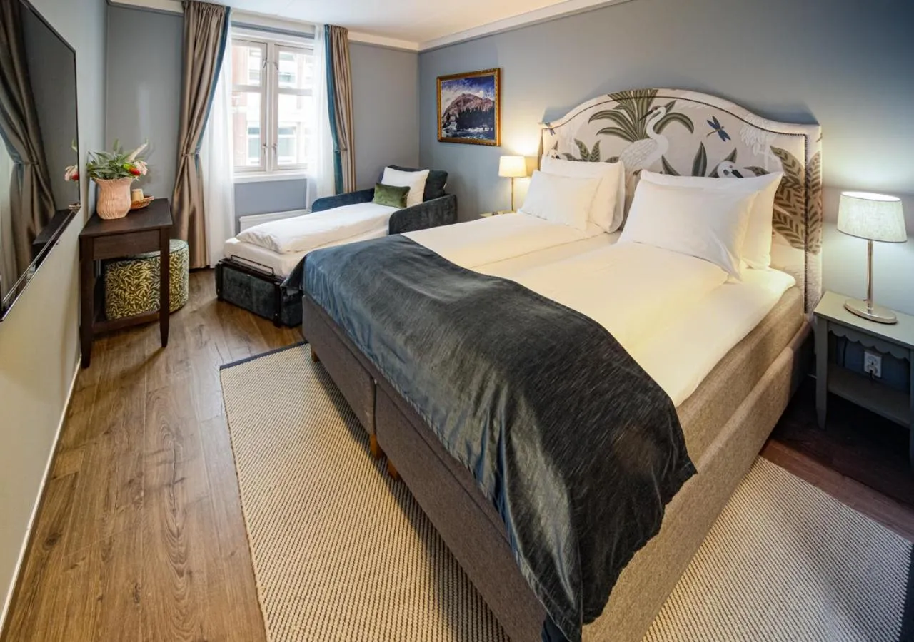 Bed in Hotel Breiseth