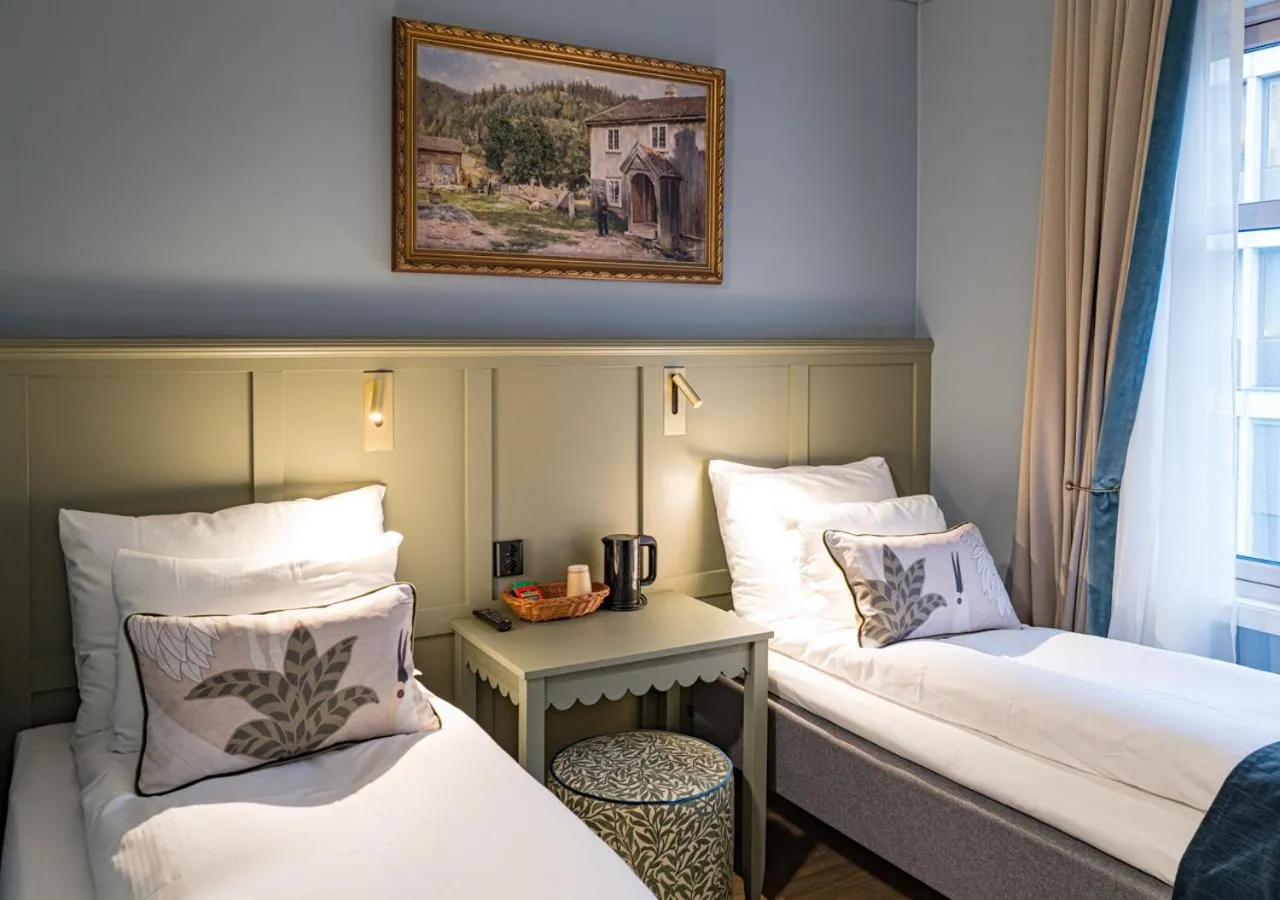 Bed in Hotel Breiseth