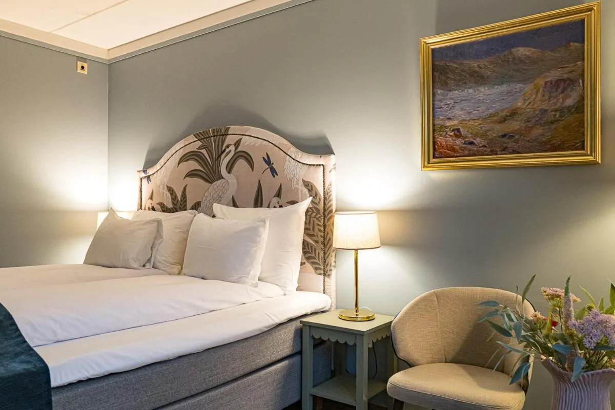 Bed in Hotel Breiseth