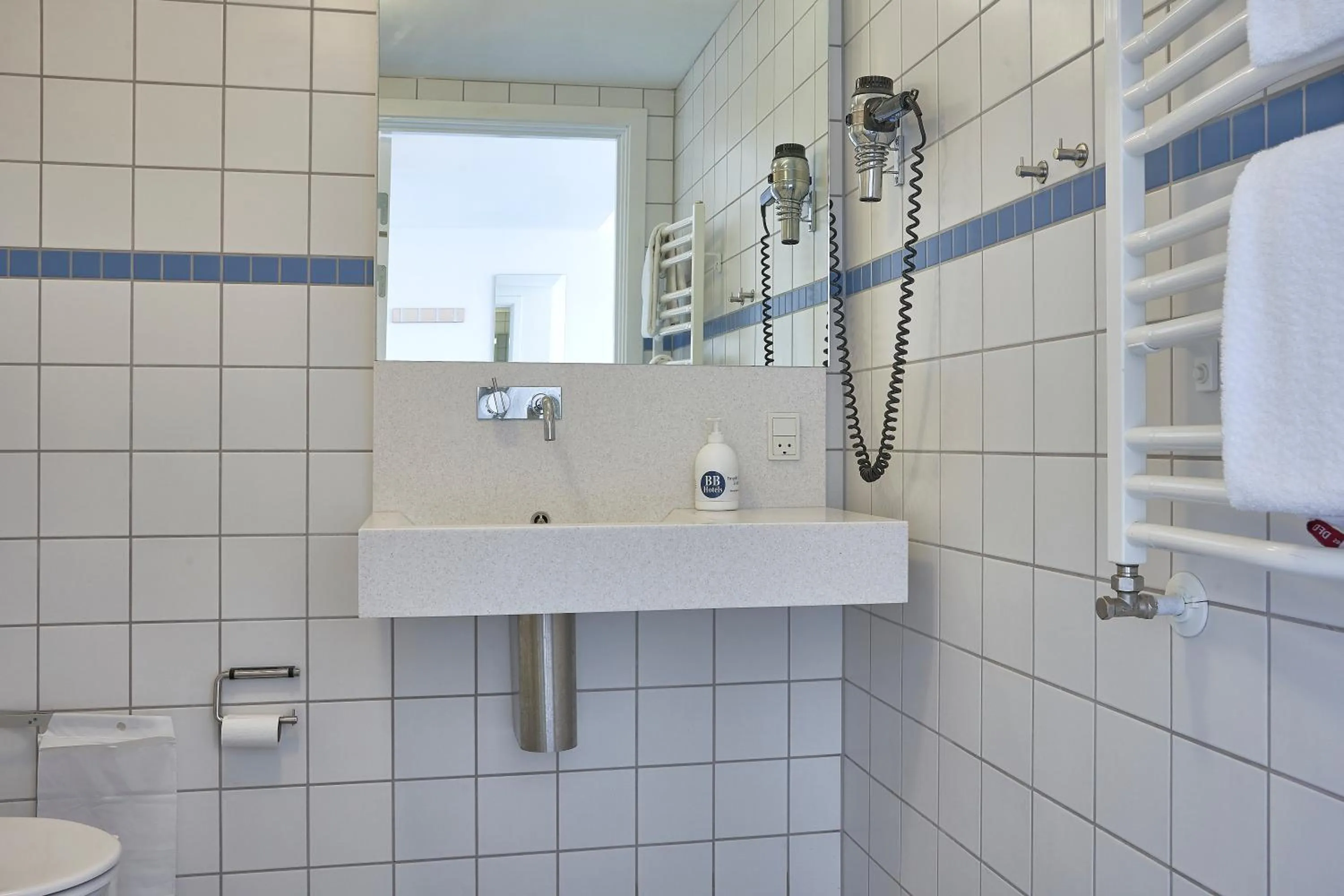 Shower in BB-Hotel Aarhus Havnehotellet