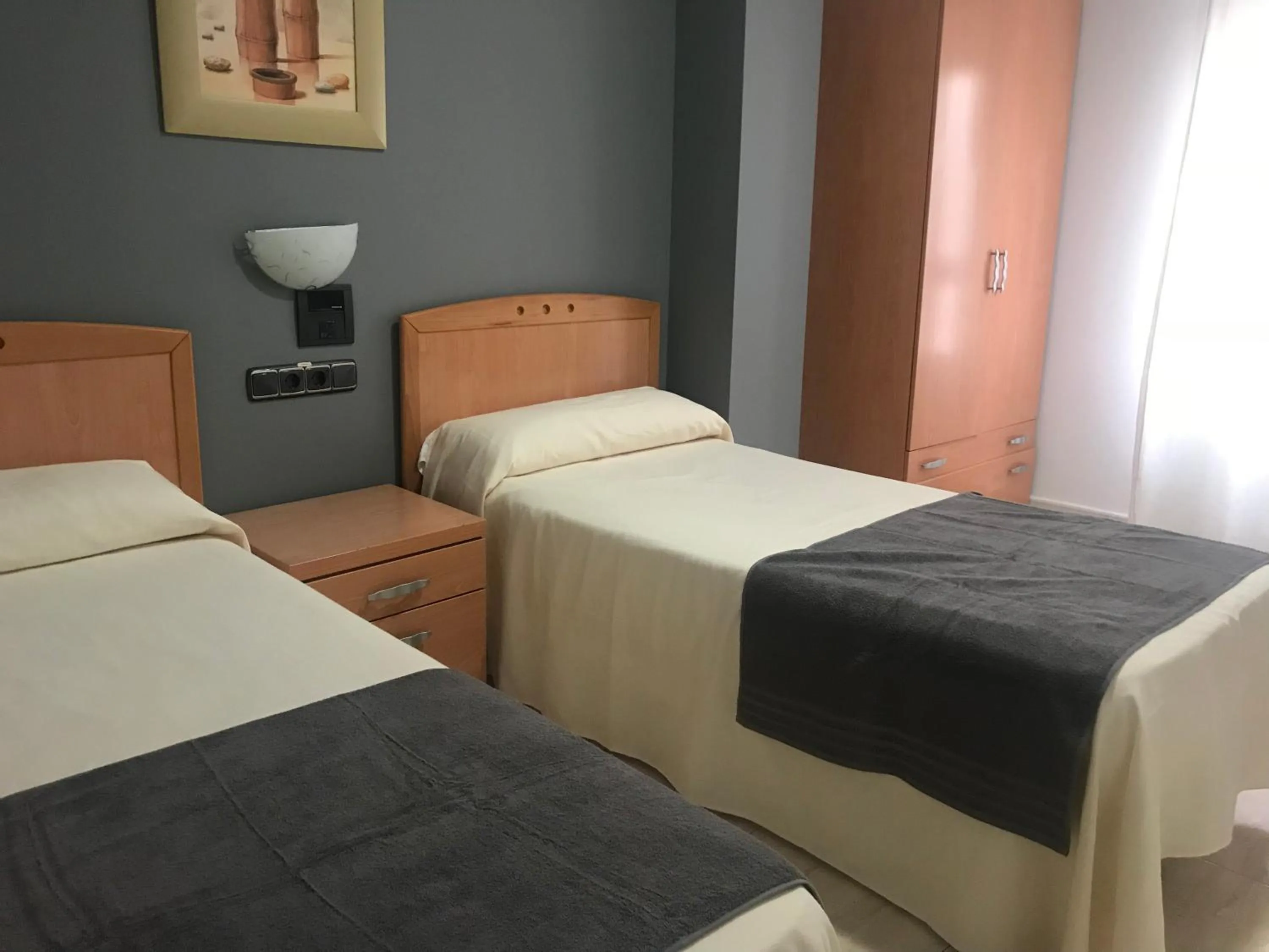 Bed in Hostal Meseguer