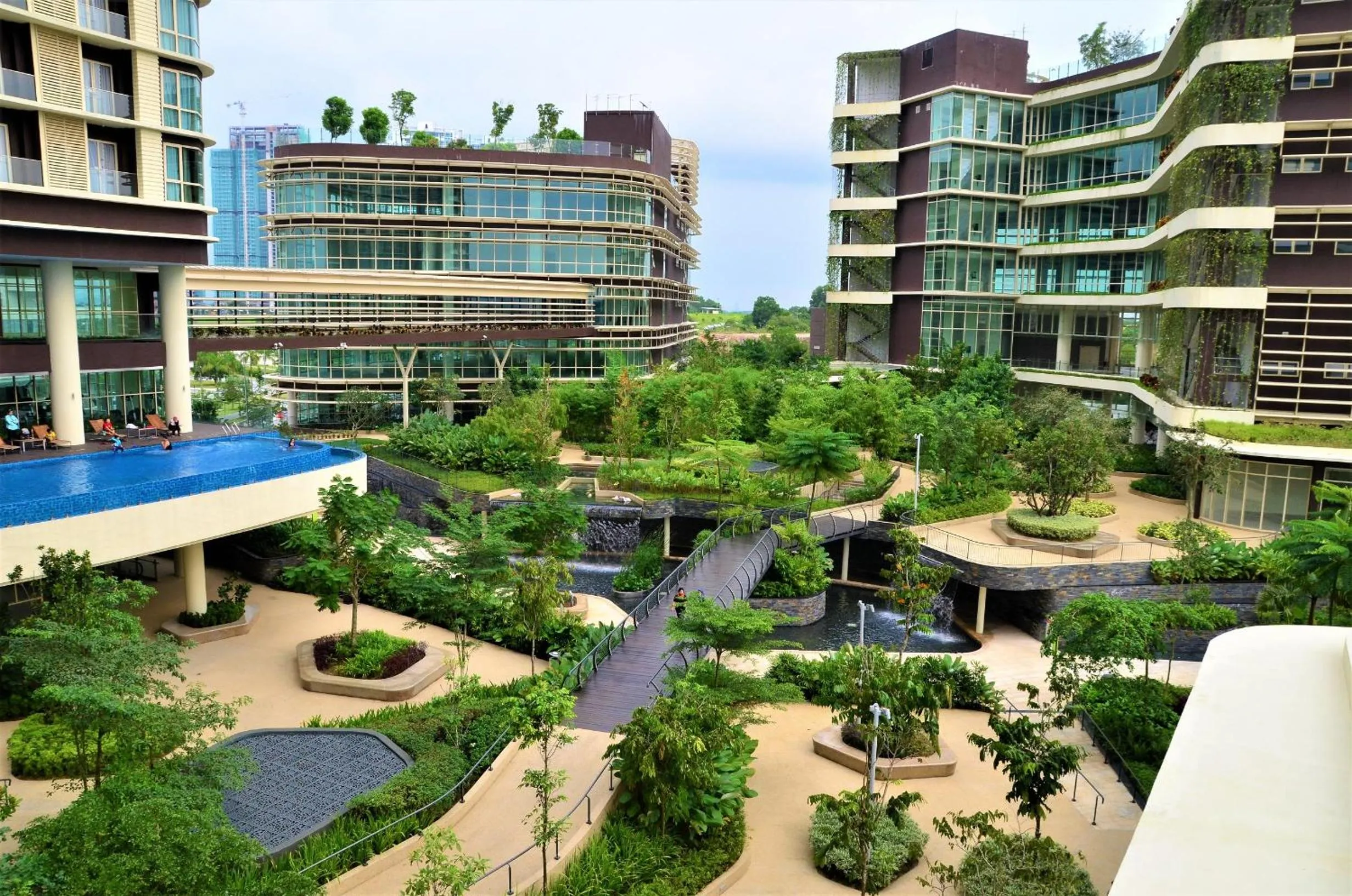 Garden view in Holi Afiniti Themed Suites