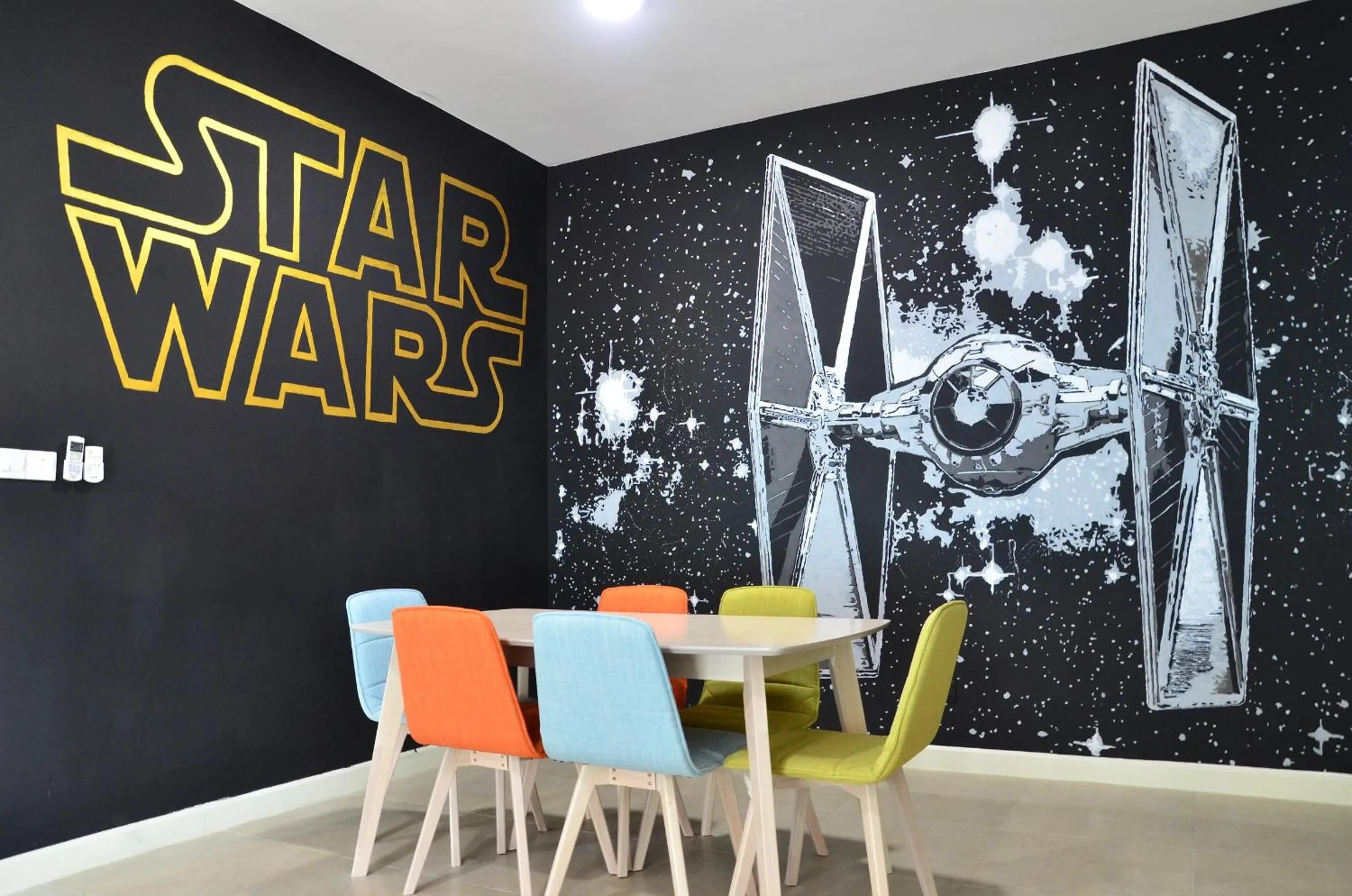 Dining area in Holi Afiniti Themed Suites