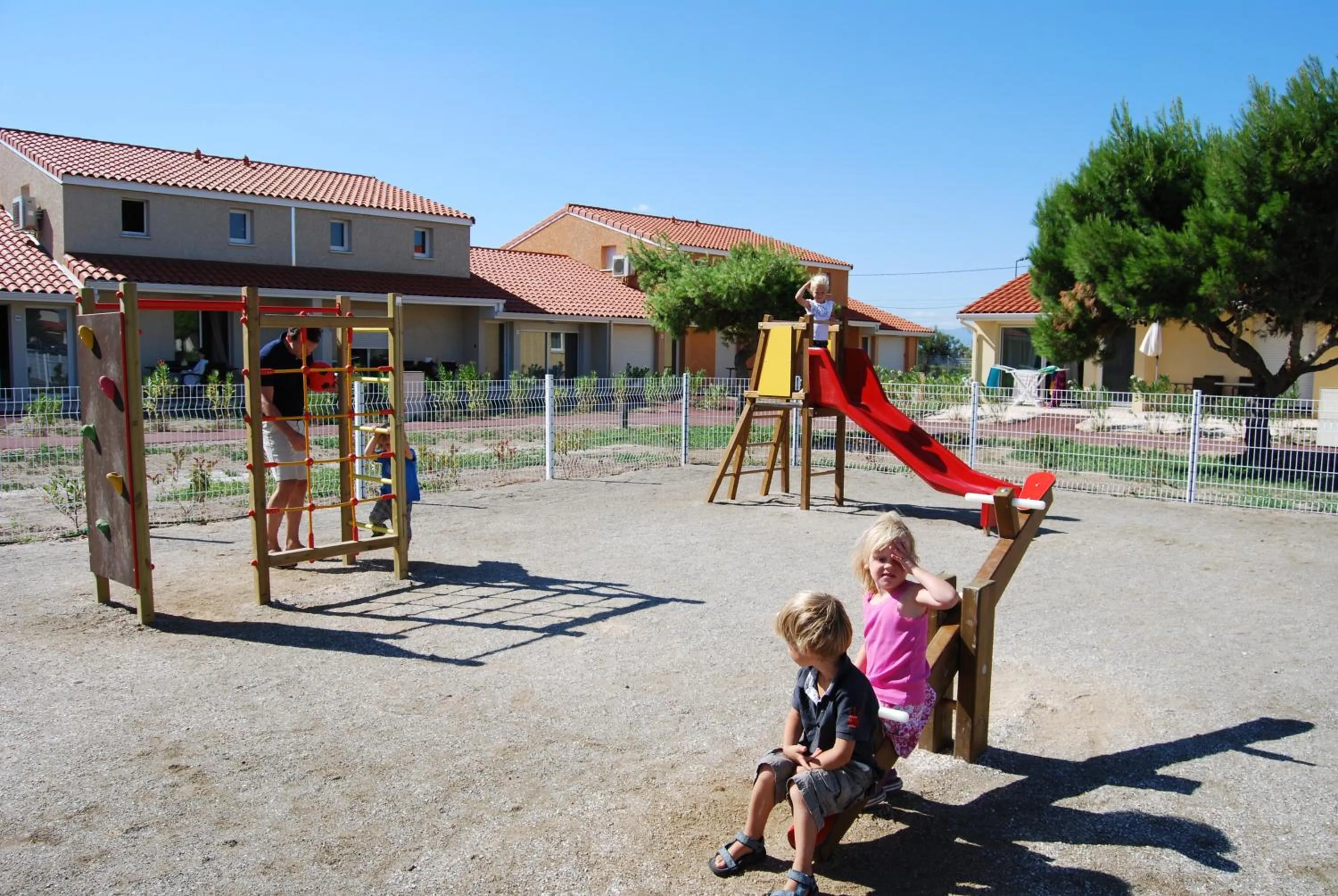Children play ground in Lagrange Grand Bleu Vacances – Résidence Le Mas de Torreilles