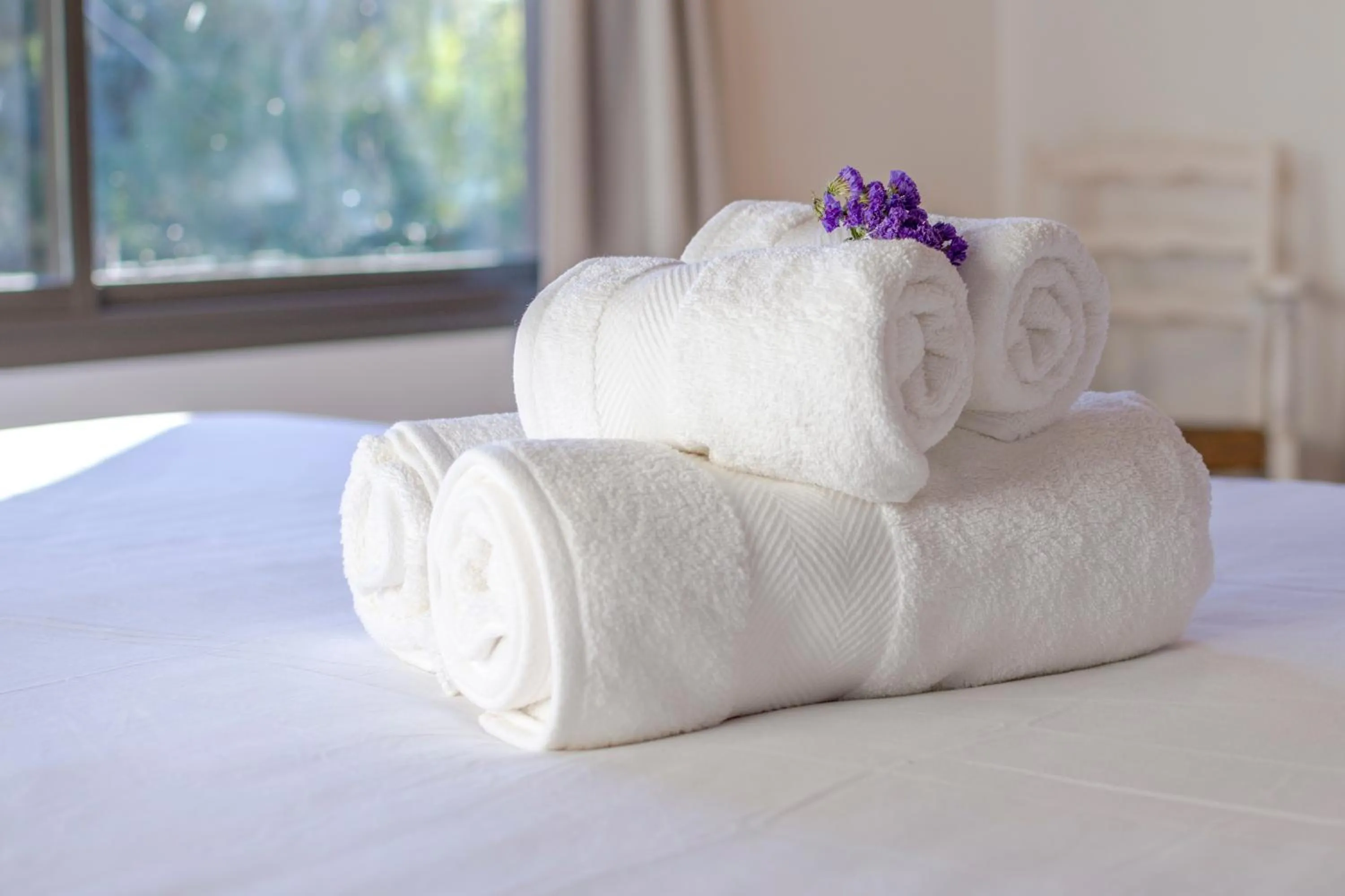 towels, Bed in Casa Lopez