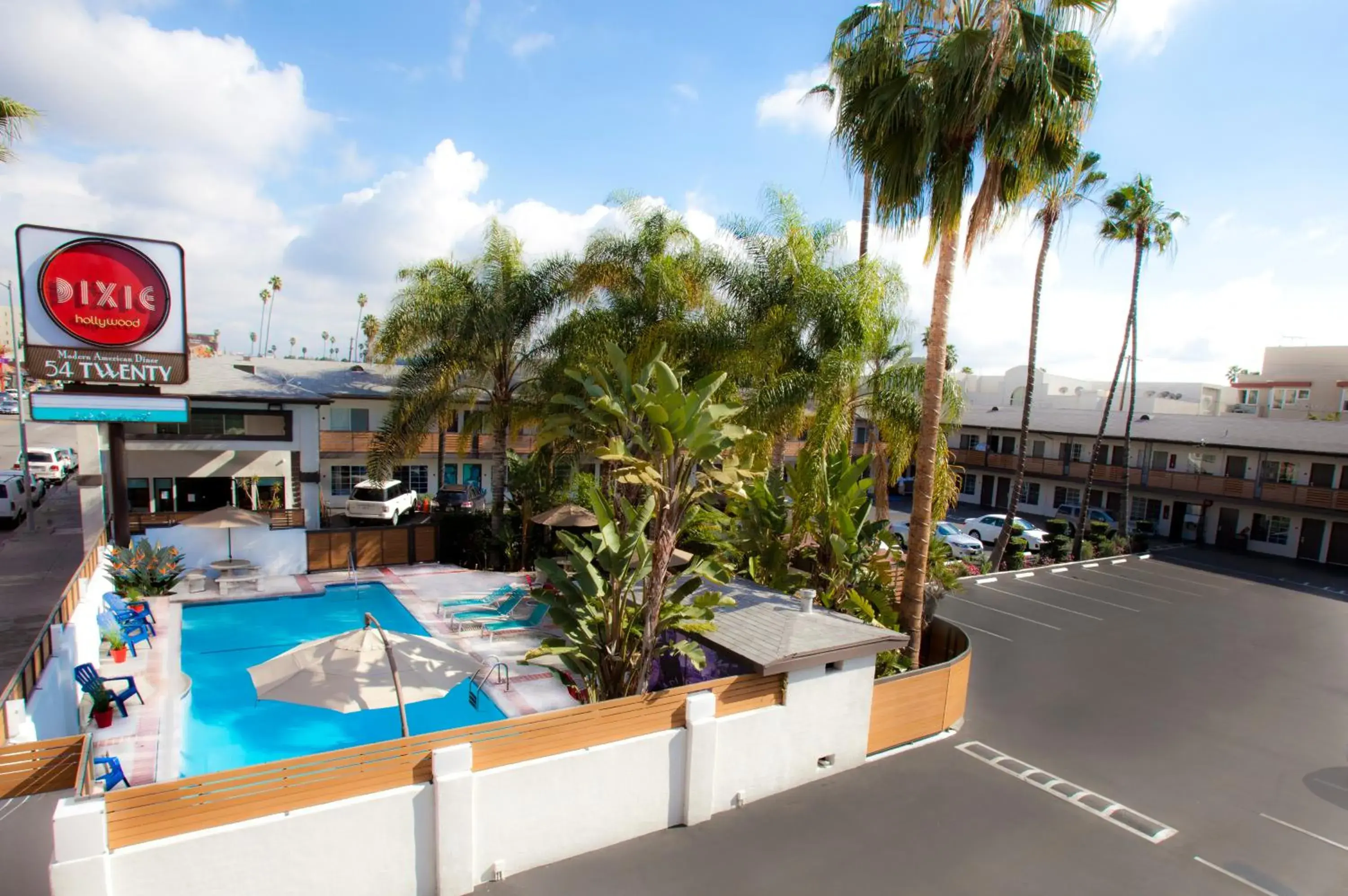 Bird's eye view in The Dixie Hollywood Bird's eye view in The Dixie Hollywood