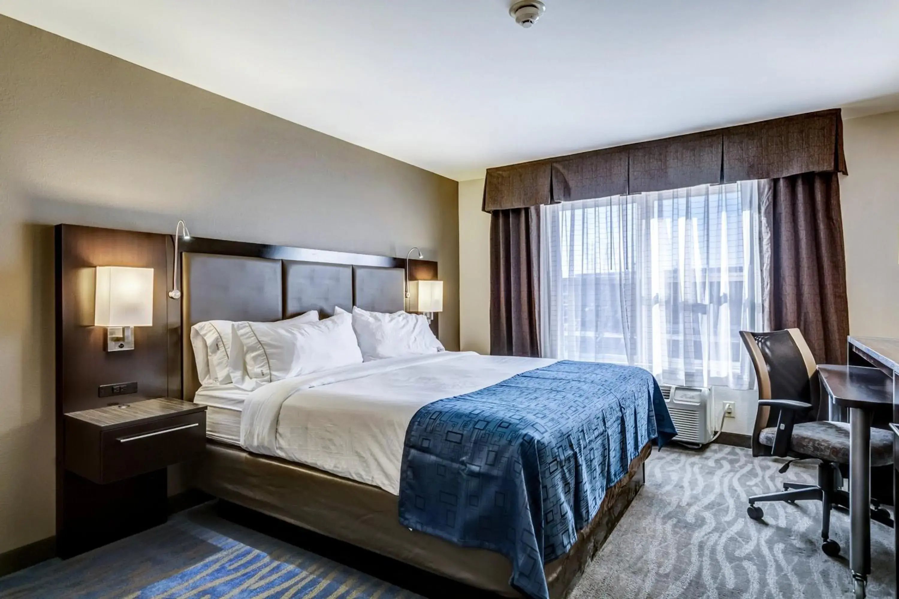 Standard King Room with Accessible Tub - Mobility Access in Holiday Inn Express Hotel & Suites St. Louis West-O'Fallon by IHG Standard King Room with Accessible Tub - Mobility Access in Holiday Inn Express Hotel & Suites St. Louis West-O'Fallon by IHG