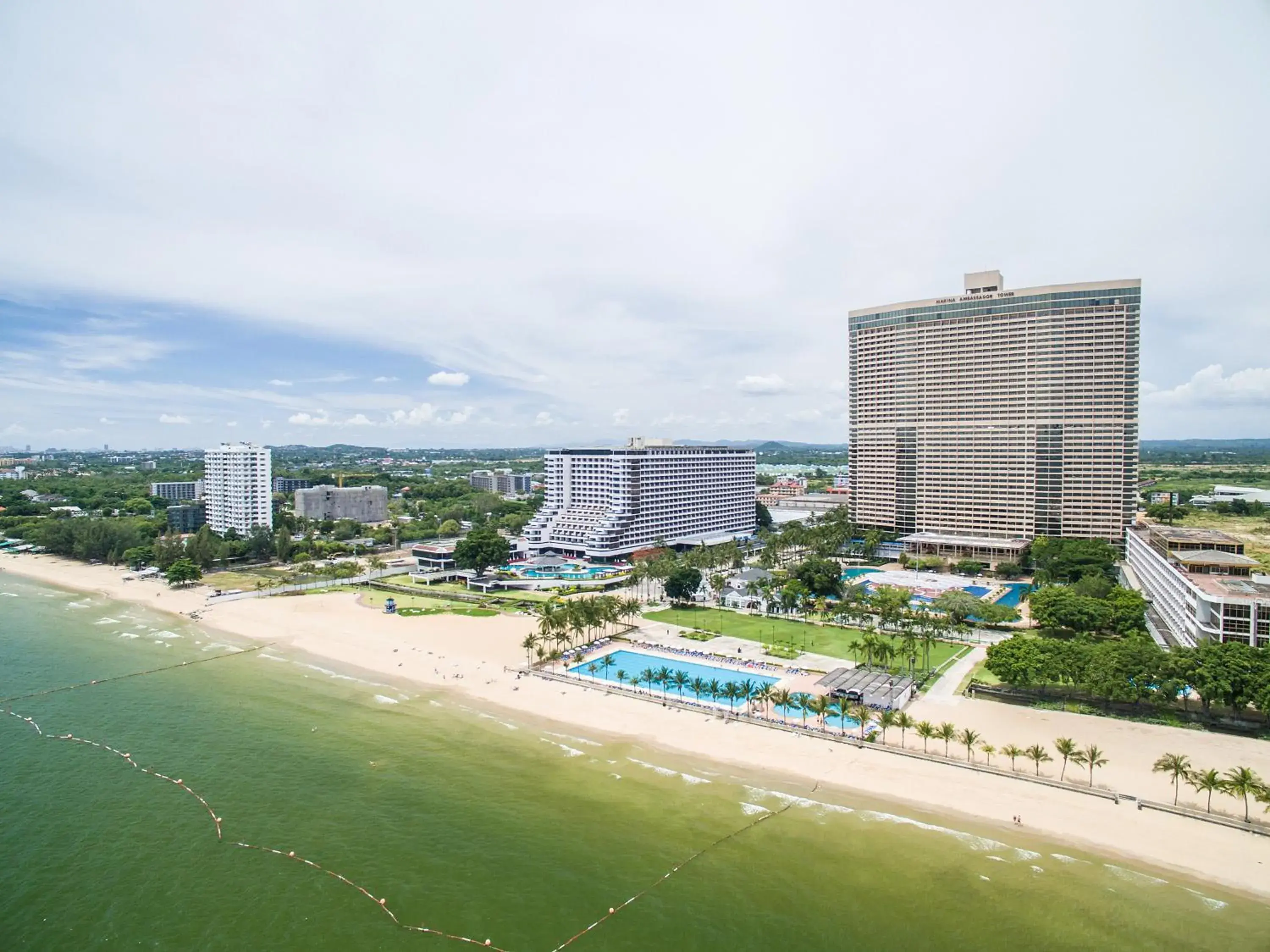 Bird's eye view, Bird's-eye View in Ambassador City Jomtien Ocean Wing