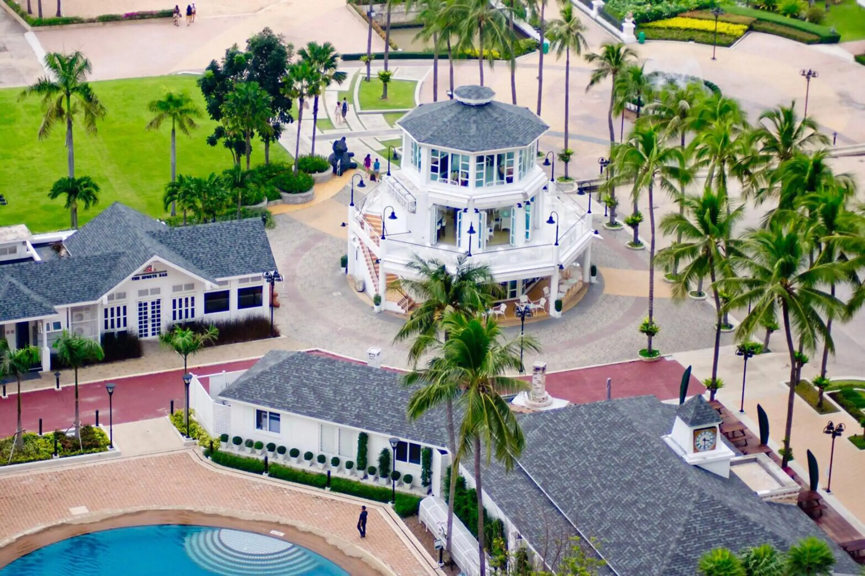 Bird's eye view in Ambassador City Jomtien Ocean Wing