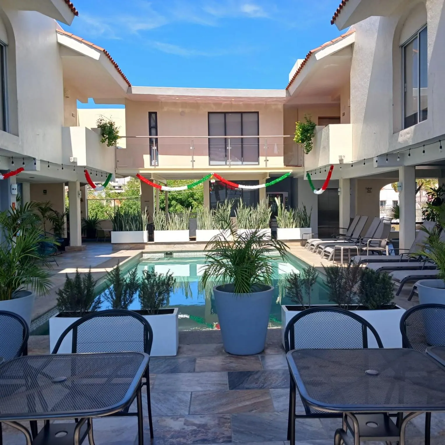 Seating area in Suites Las Palmas