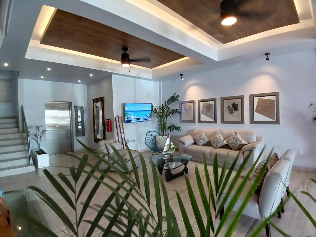 Living room in Suites Las Palmas