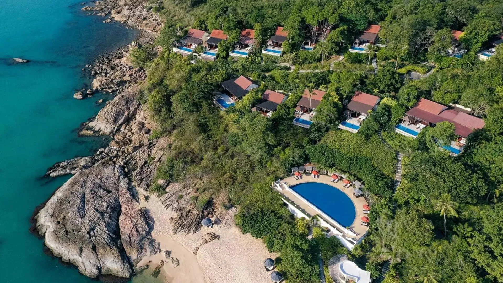 Bird's eye view in Garrya Tongsai Bay Samui