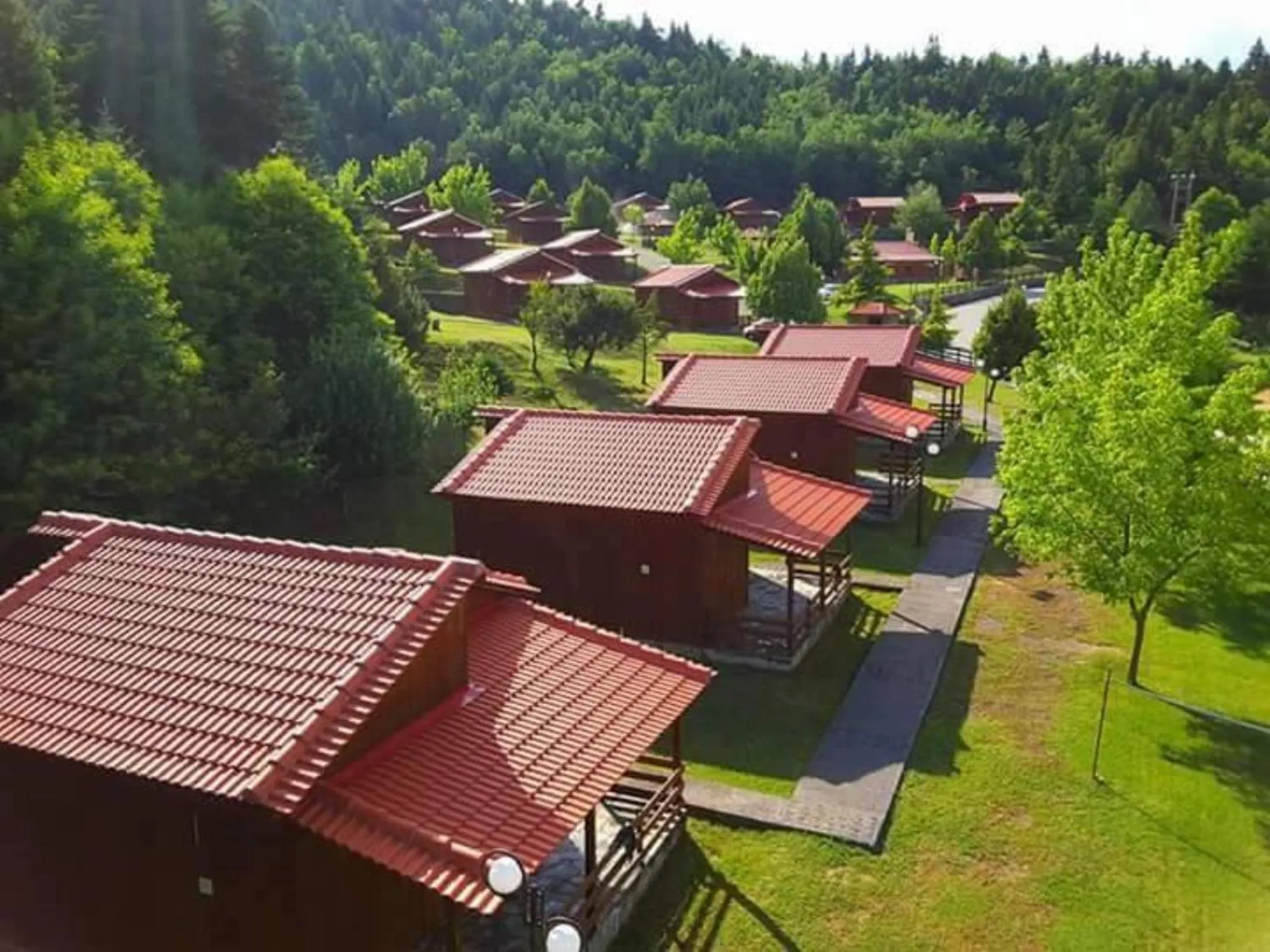 Bird's eye view in Livadaki Village
