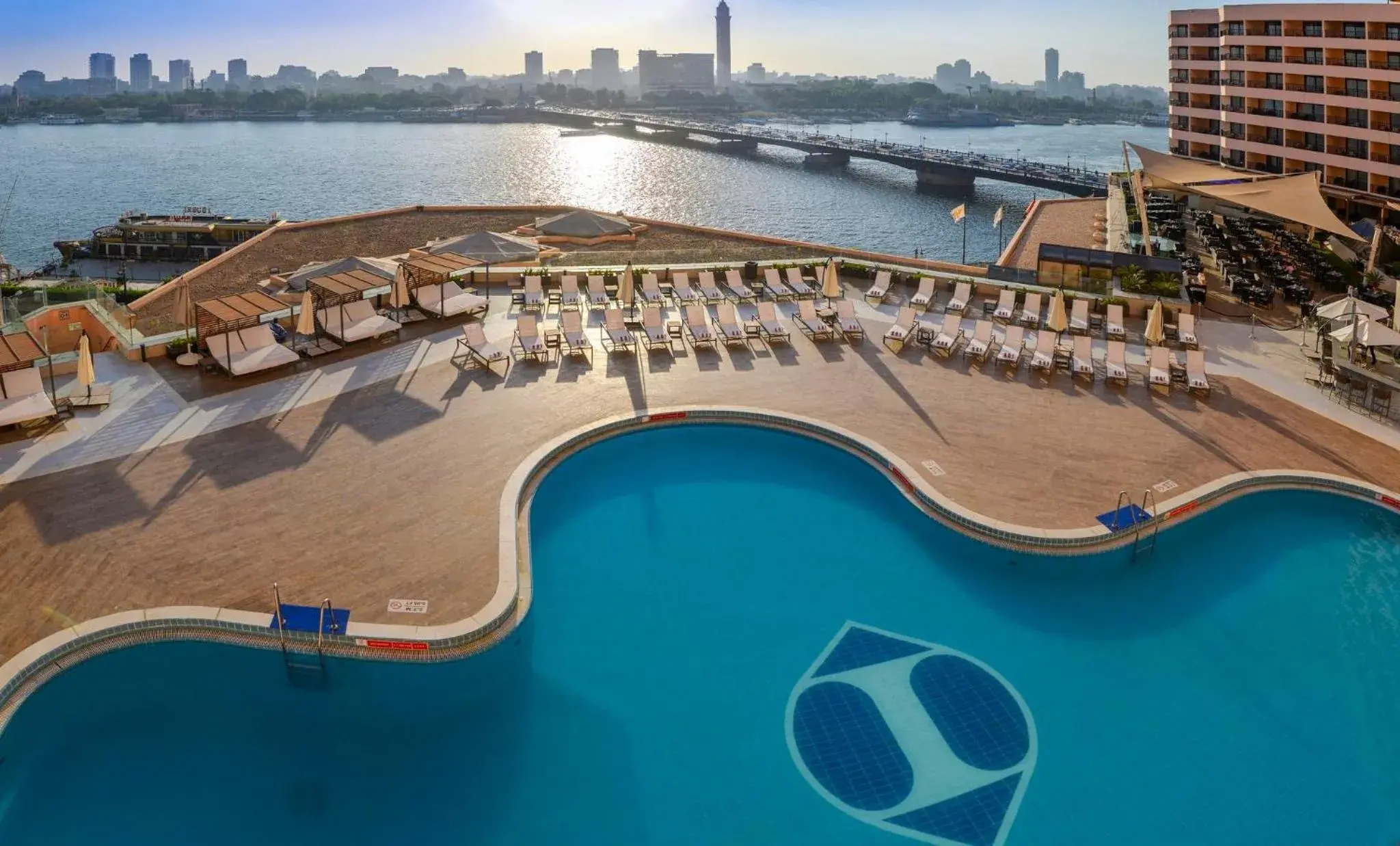 Swimming pool in InterContinental Cairo Semiramis by IHG Swimming pool in InterContinental Cairo Semiramis by IHG