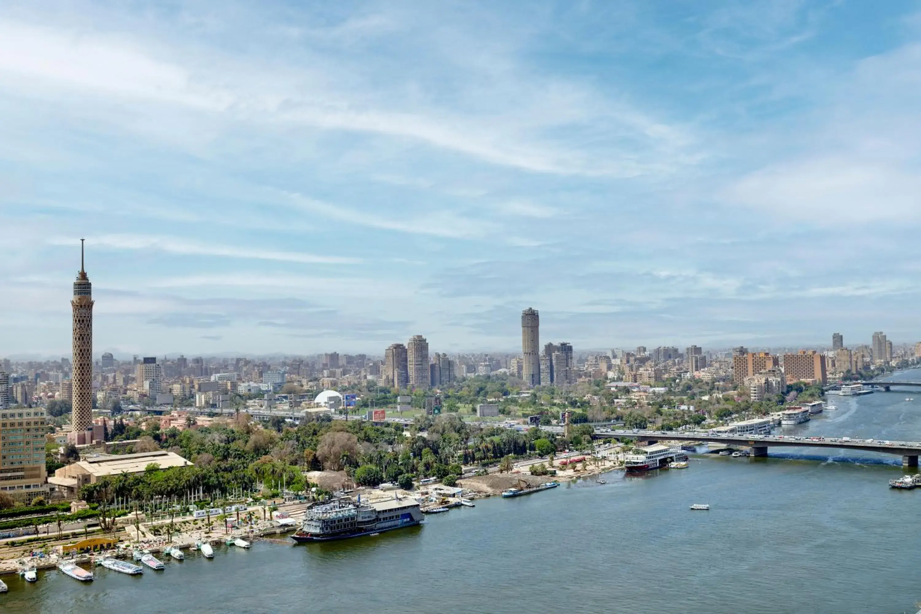 River view in InterContinental Cairo Semiramis by IHG River view in InterContinental Cairo Semiramis by IHG