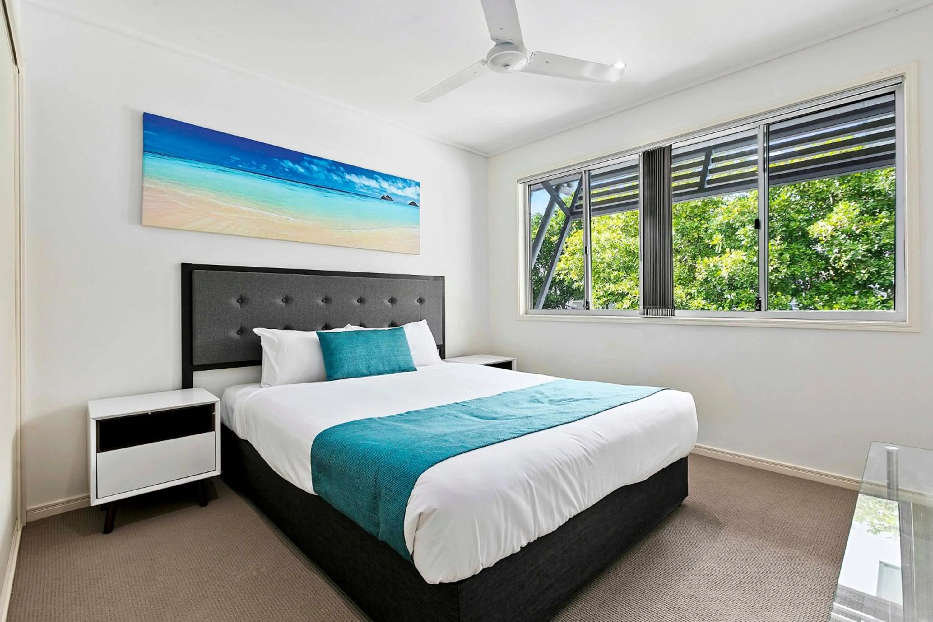 Bedroom, Bed in Ramada Encore by Wyndham Whale Cove