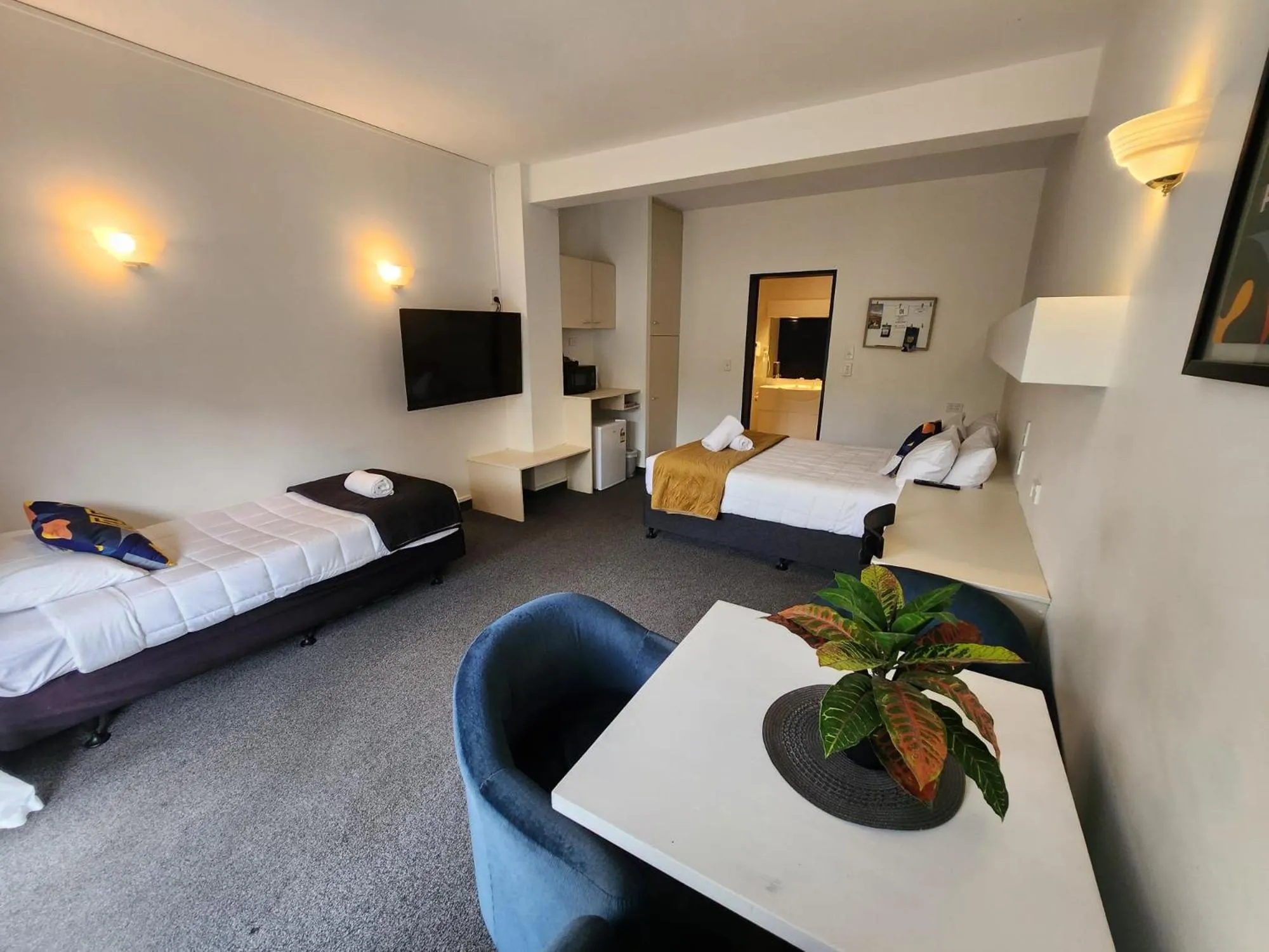 Bed in U Studios Paraparaumu Beach