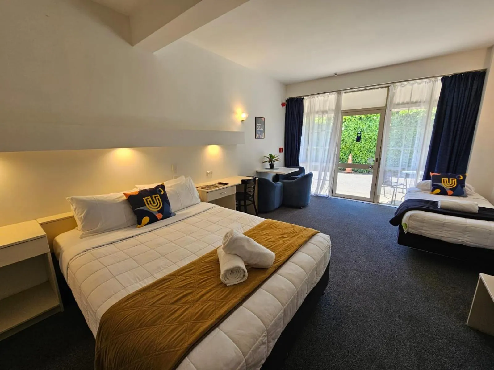 Bed in U Studios Paraparaumu Beach