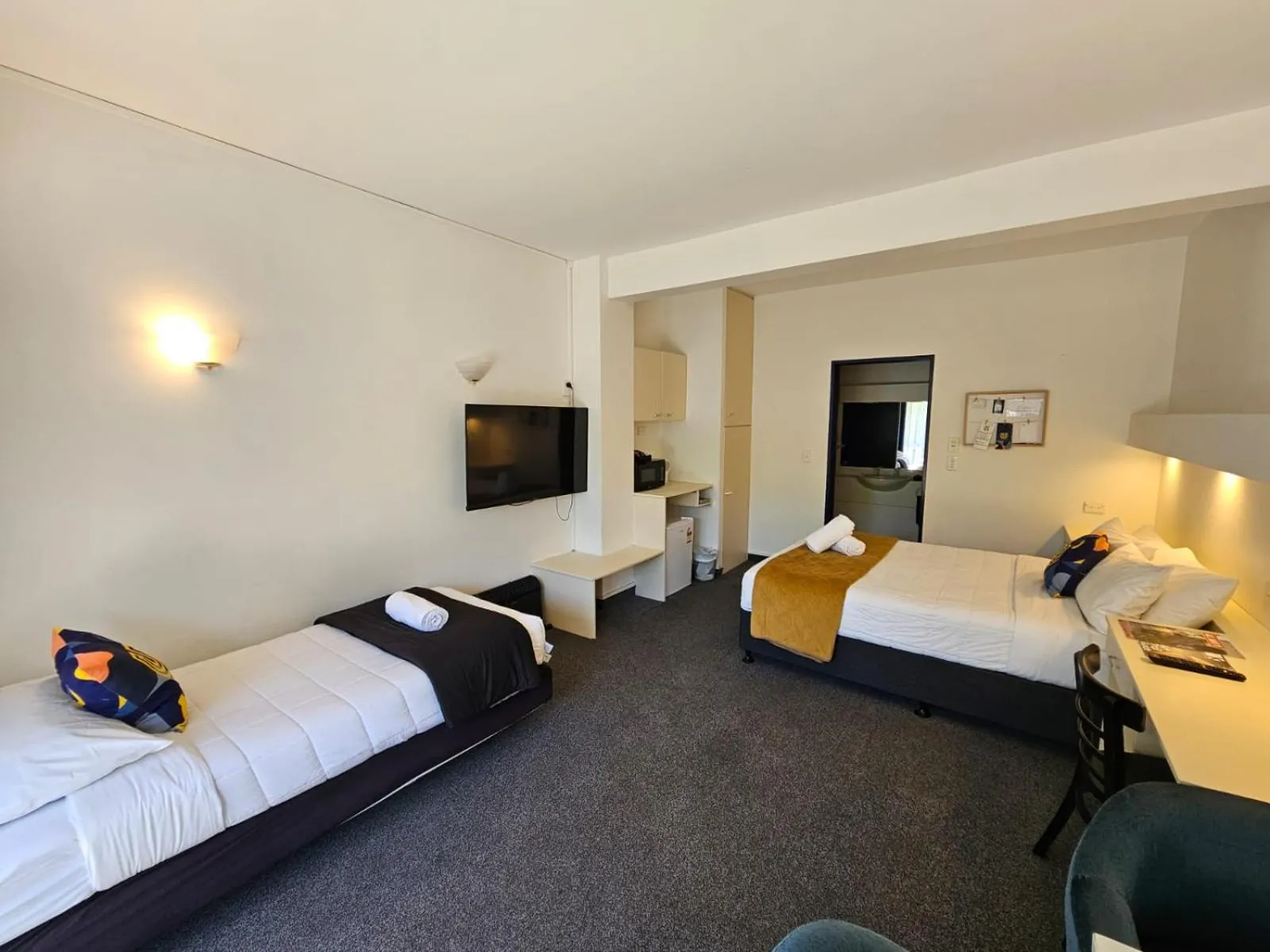 Bed in U Studios Paraparaumu Beach