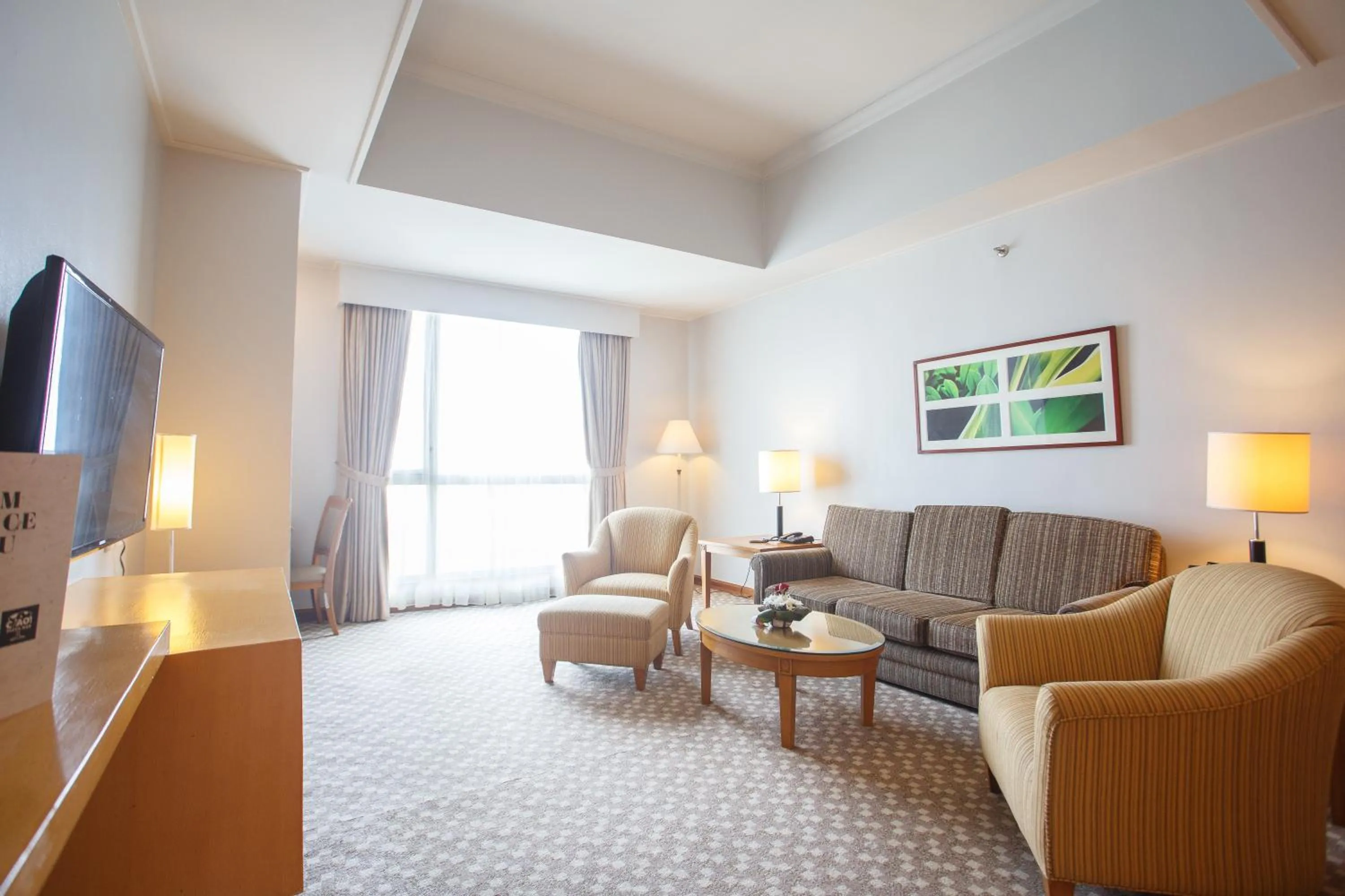 Living room in The Linden Suites