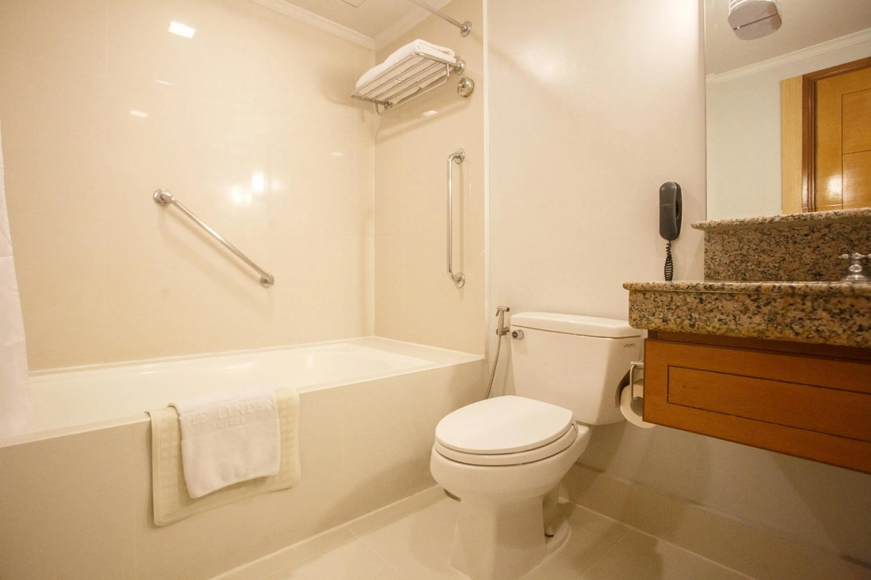 Bathroom in The Linden Suites