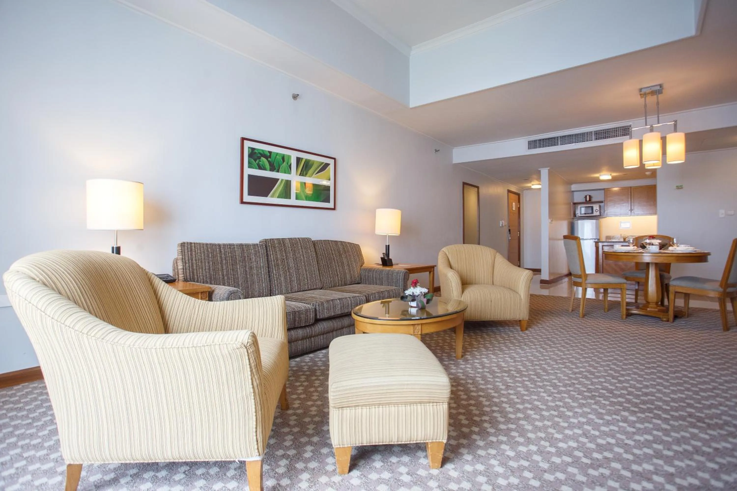 Living room in The Linden Suites