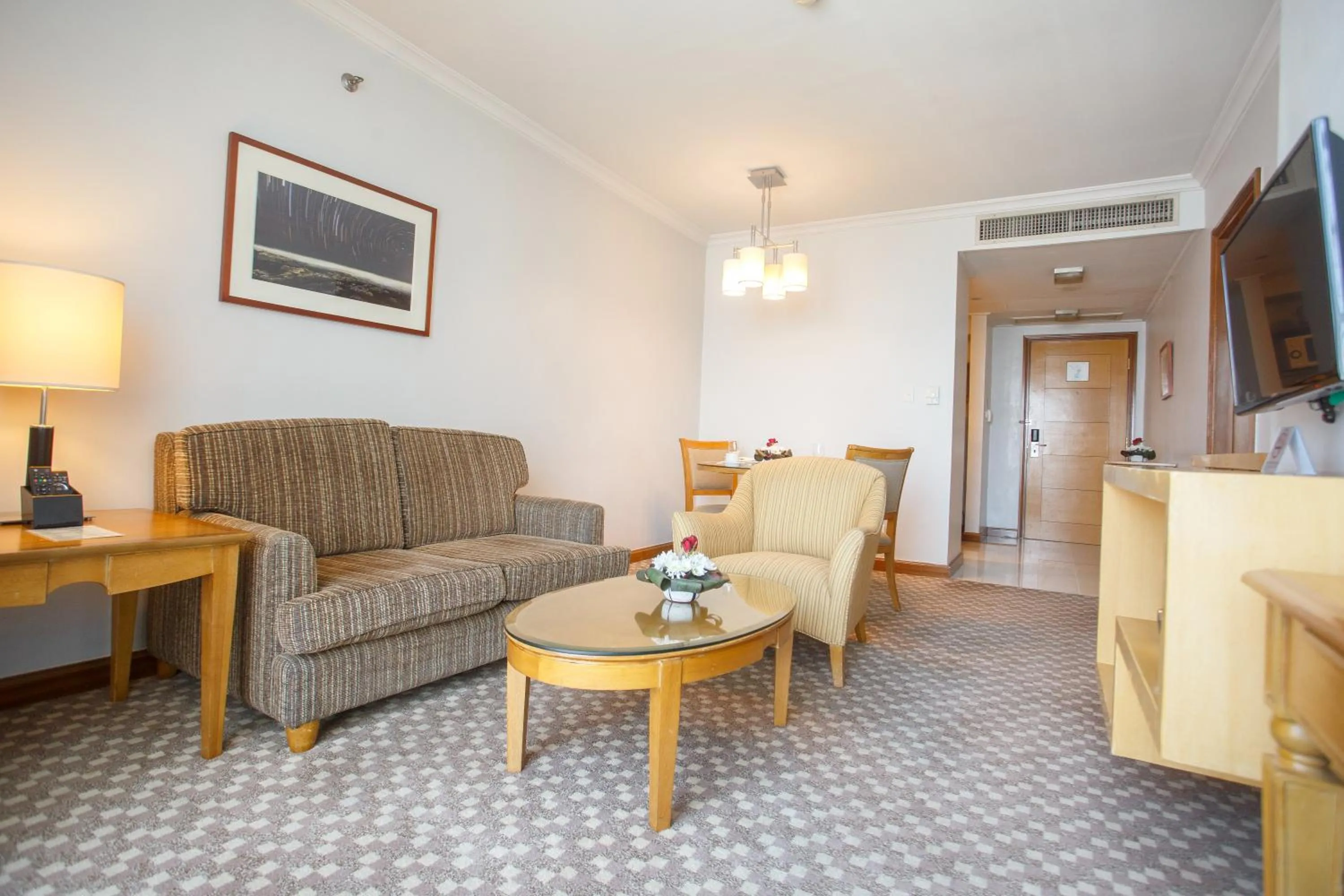 Living room in The Linden Suites