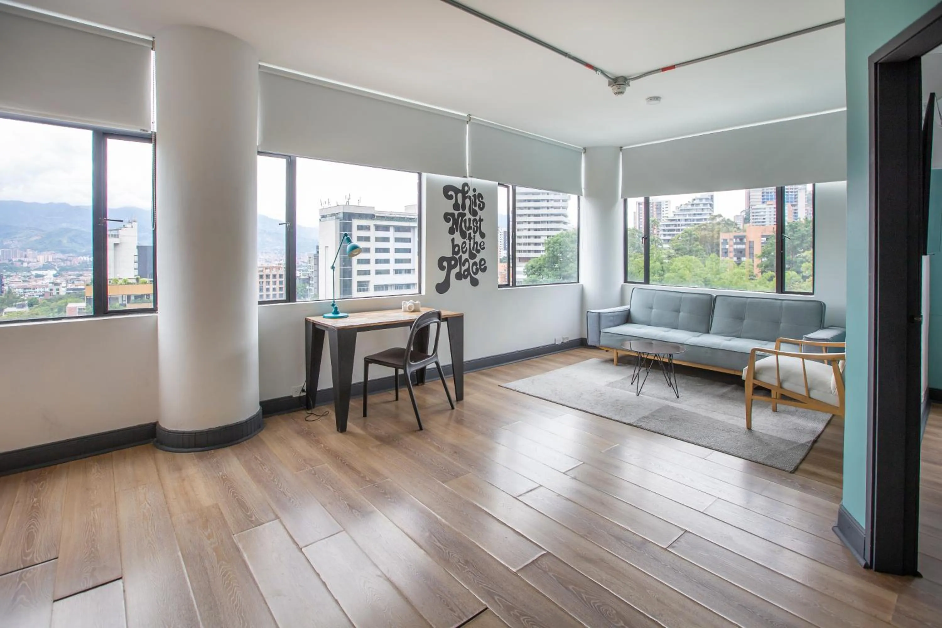 Living room in Socialtel Medellin