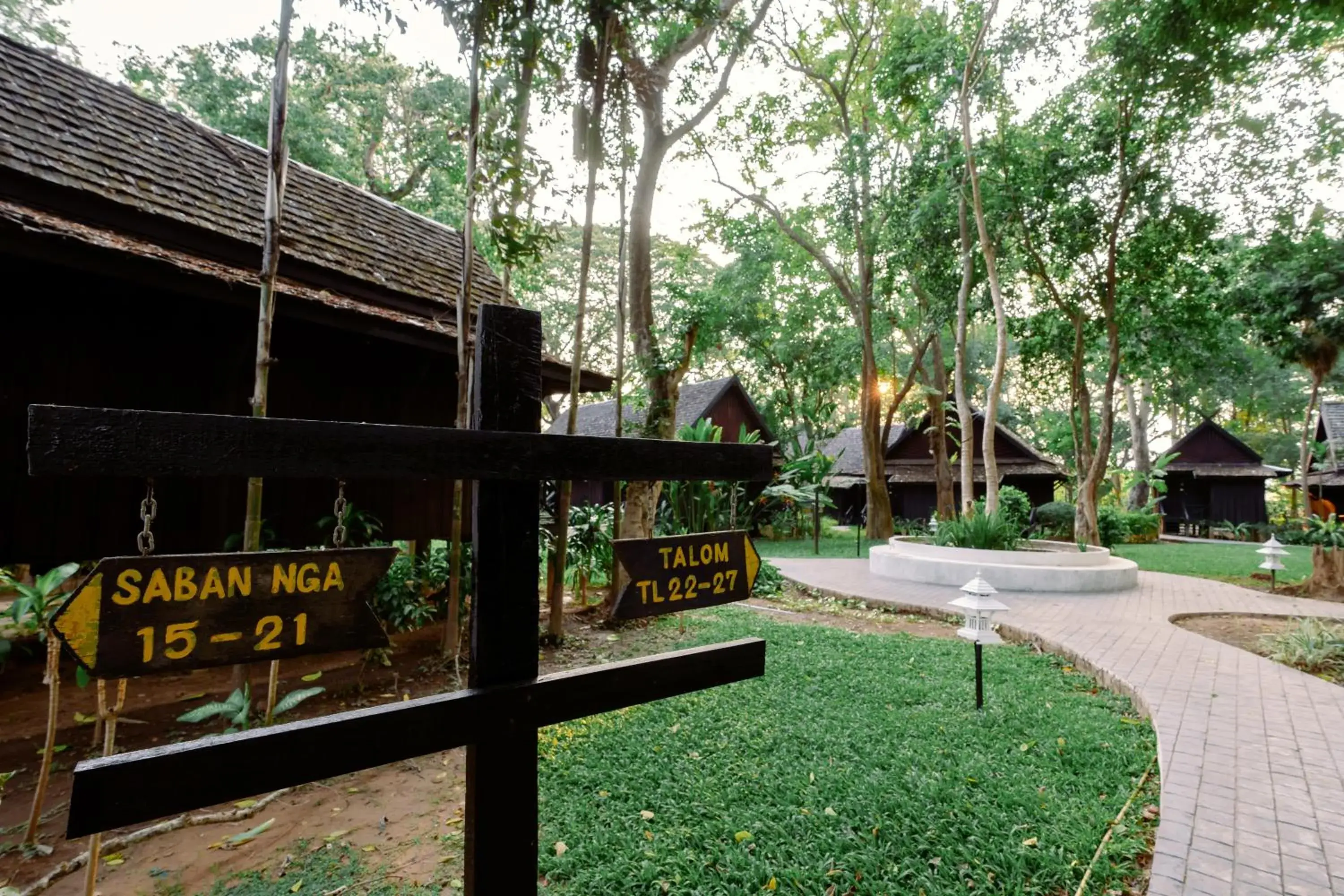 Property building in Lampang River Lodge Property building in Lampang River Lodge