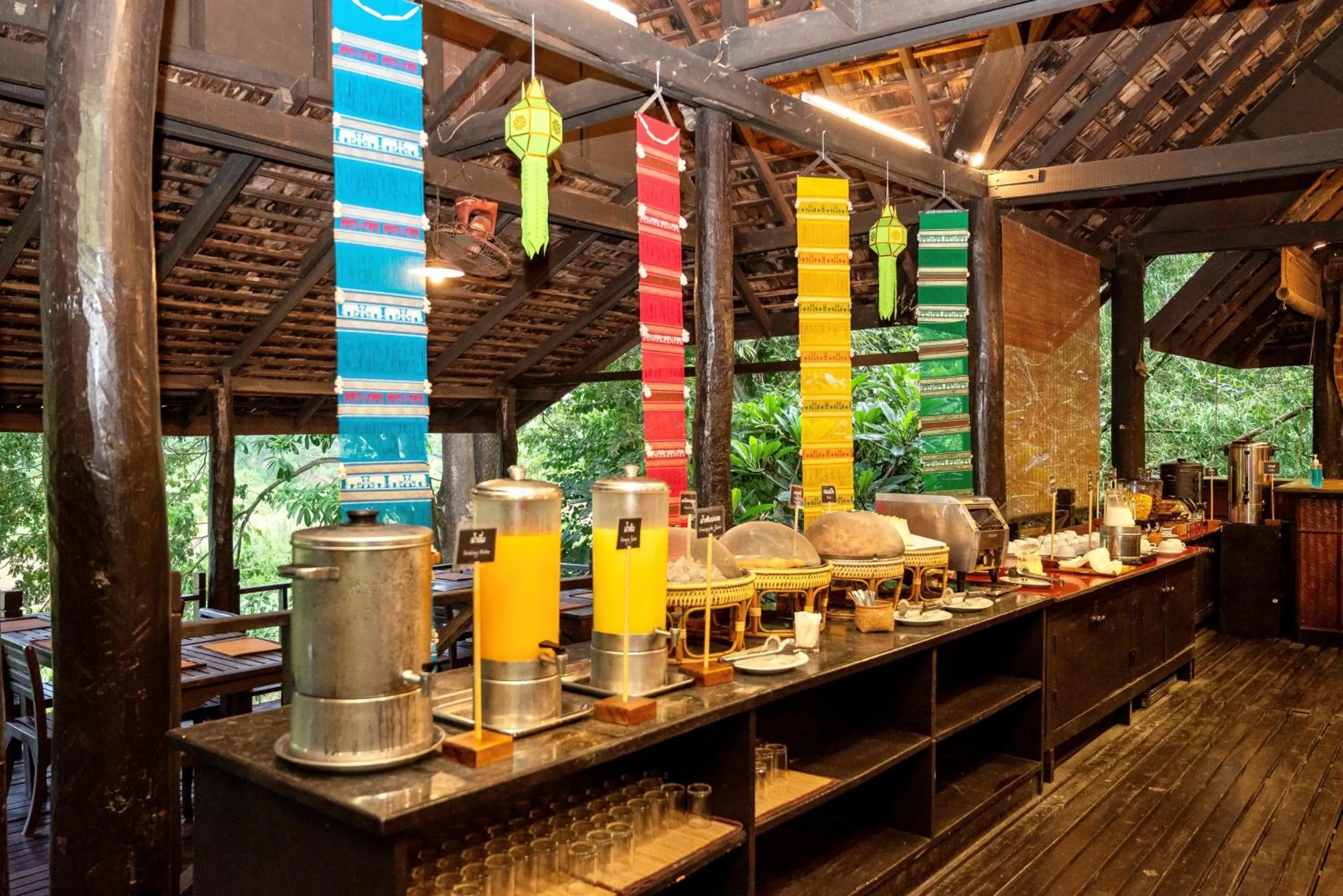 Breakfast in Lampang River Lodge