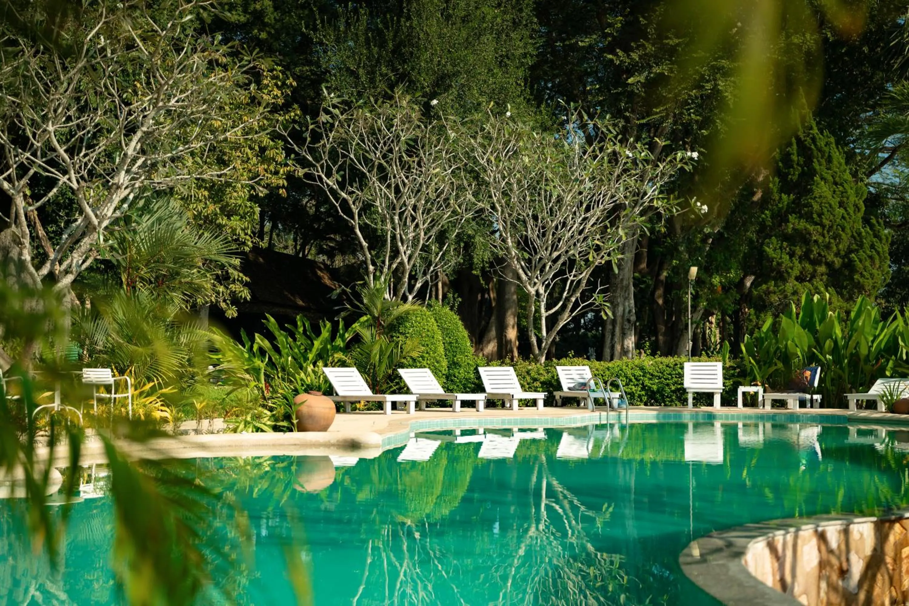 Swimming pool in Lampang River Lodge