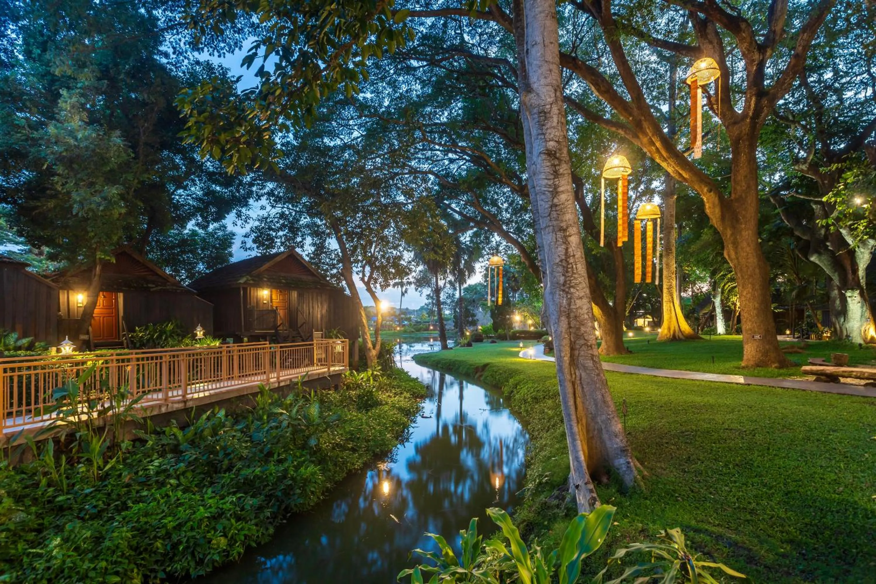Natural landscape in Lampang River Lodge