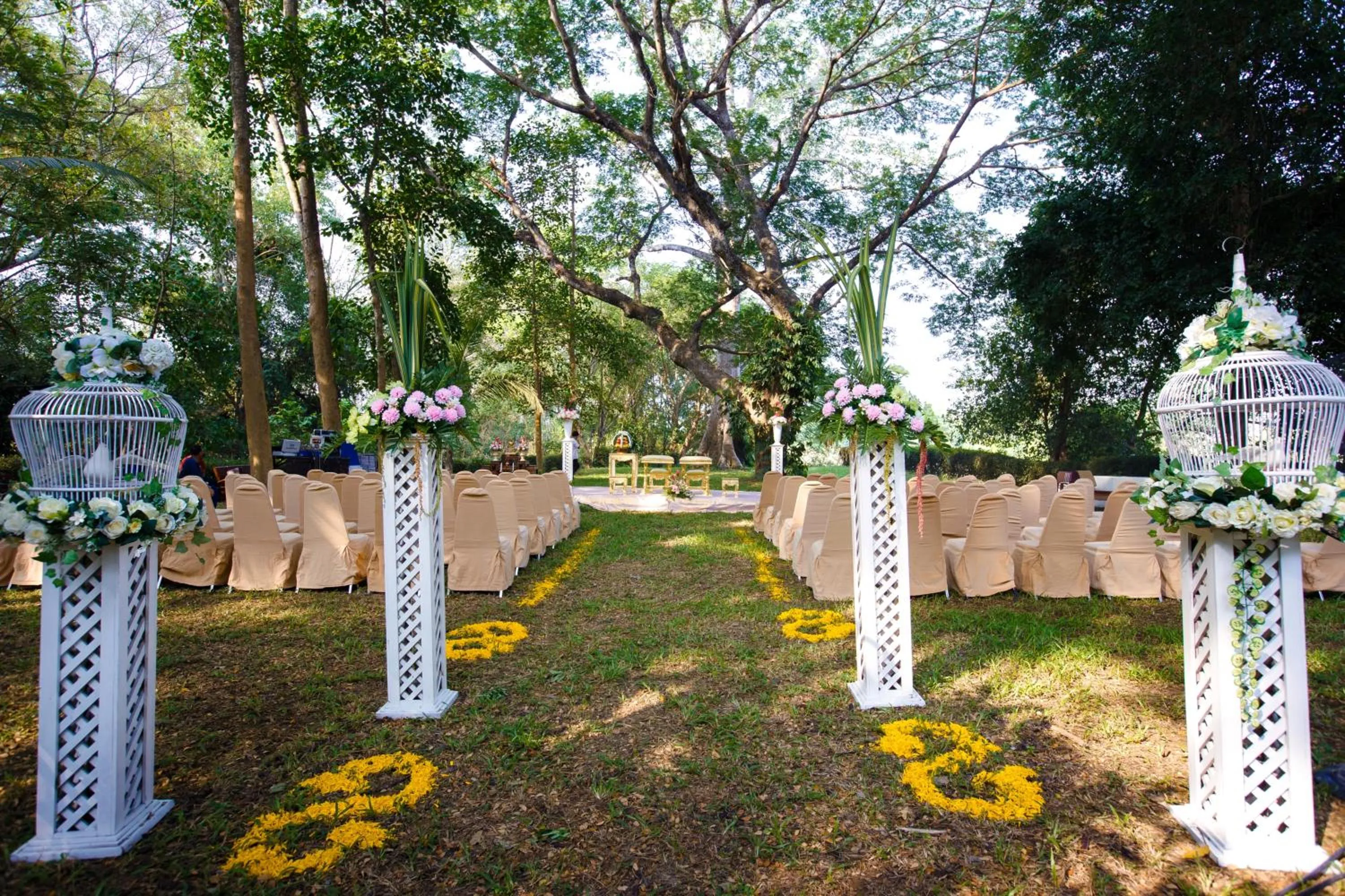 wedding in Lampang River Lodge
