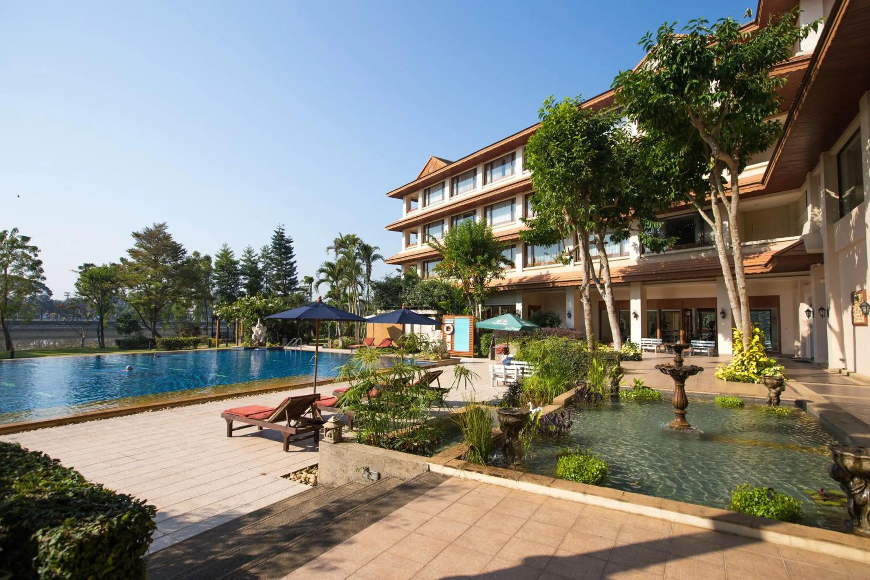 Property building in The Imperial River House Resort, Chiang Rai