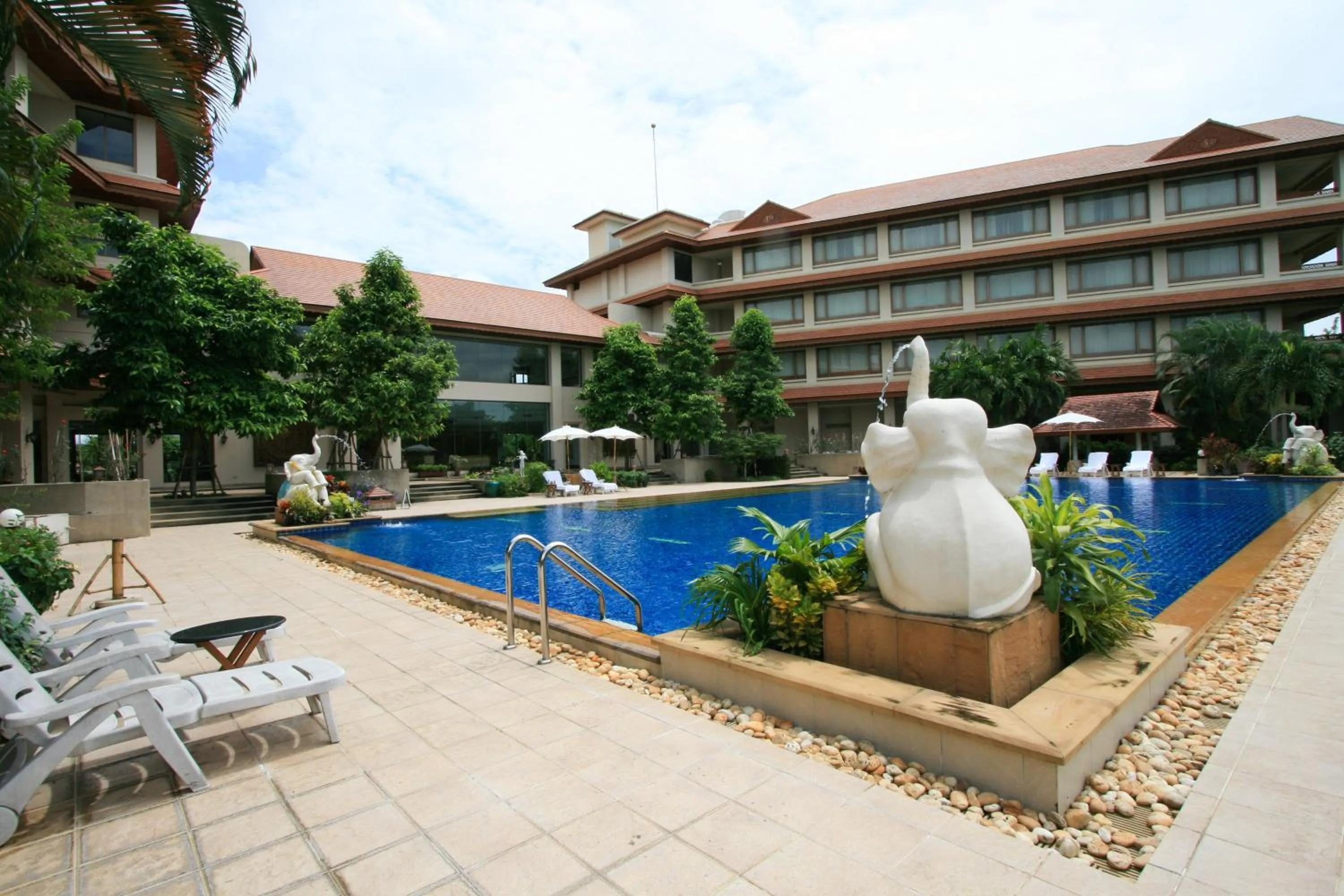 Facade/entrance in The Imperial River House Resort, Chiang Rai