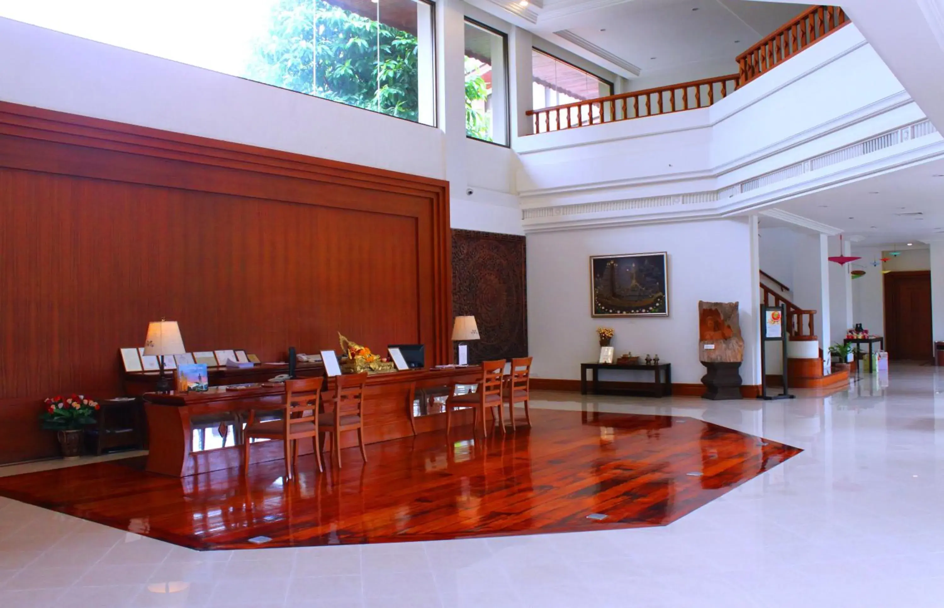 Lobby or reception in The Imperial River House Resort, Chiang Rai Lobby or reception in The Imperial River House Resort, Chiang Rai