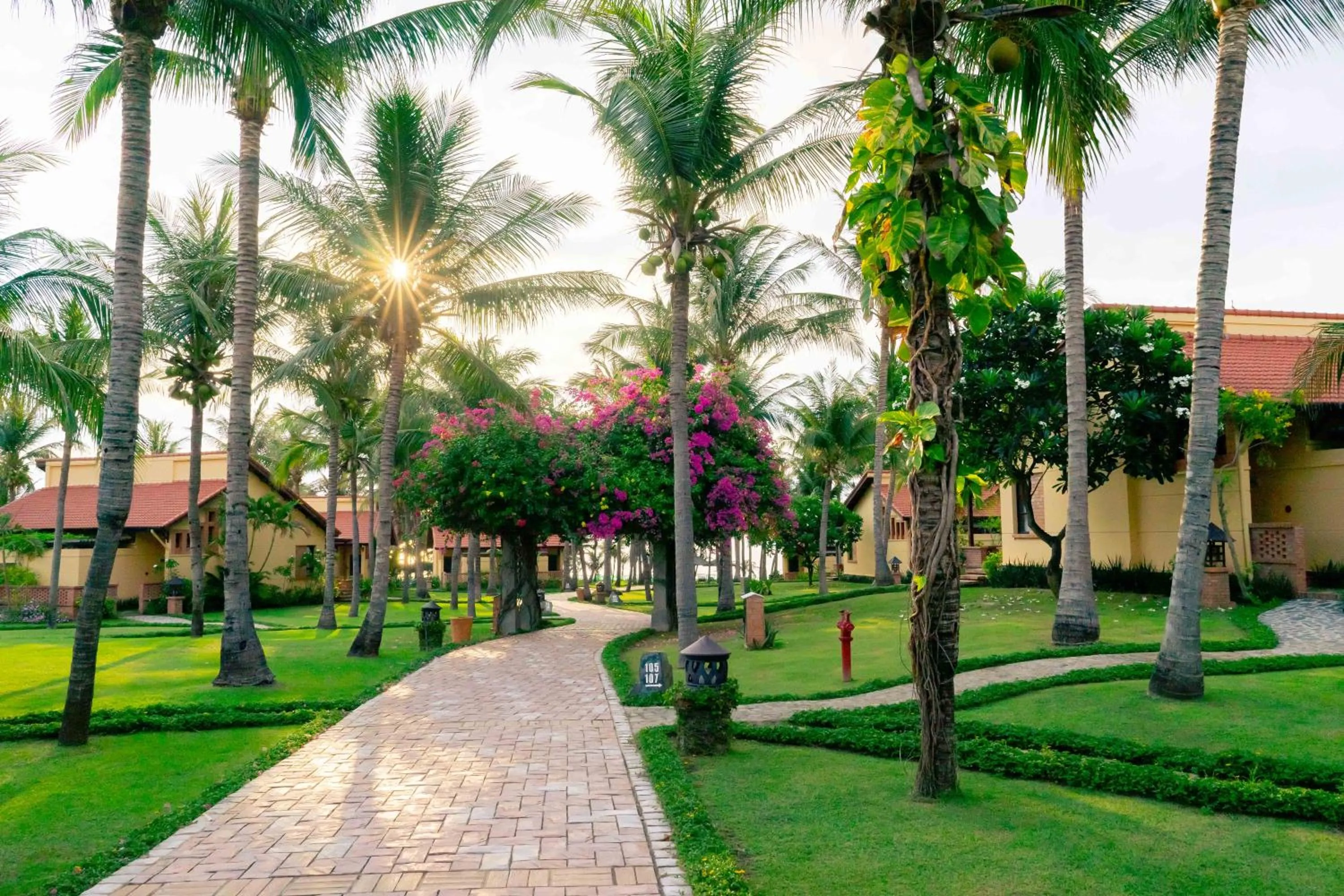 Garden in Pandanus Resort
