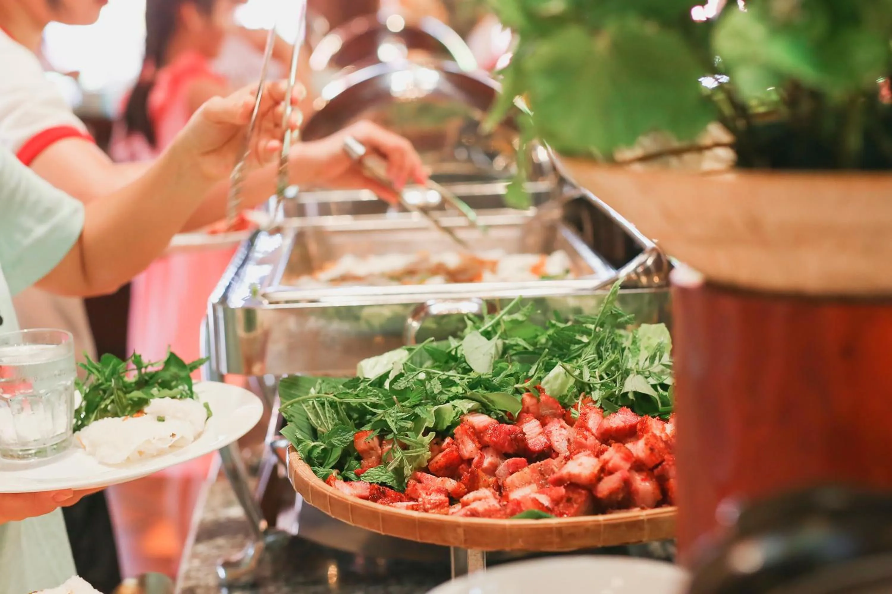 Breakfast in Pandanus Resort