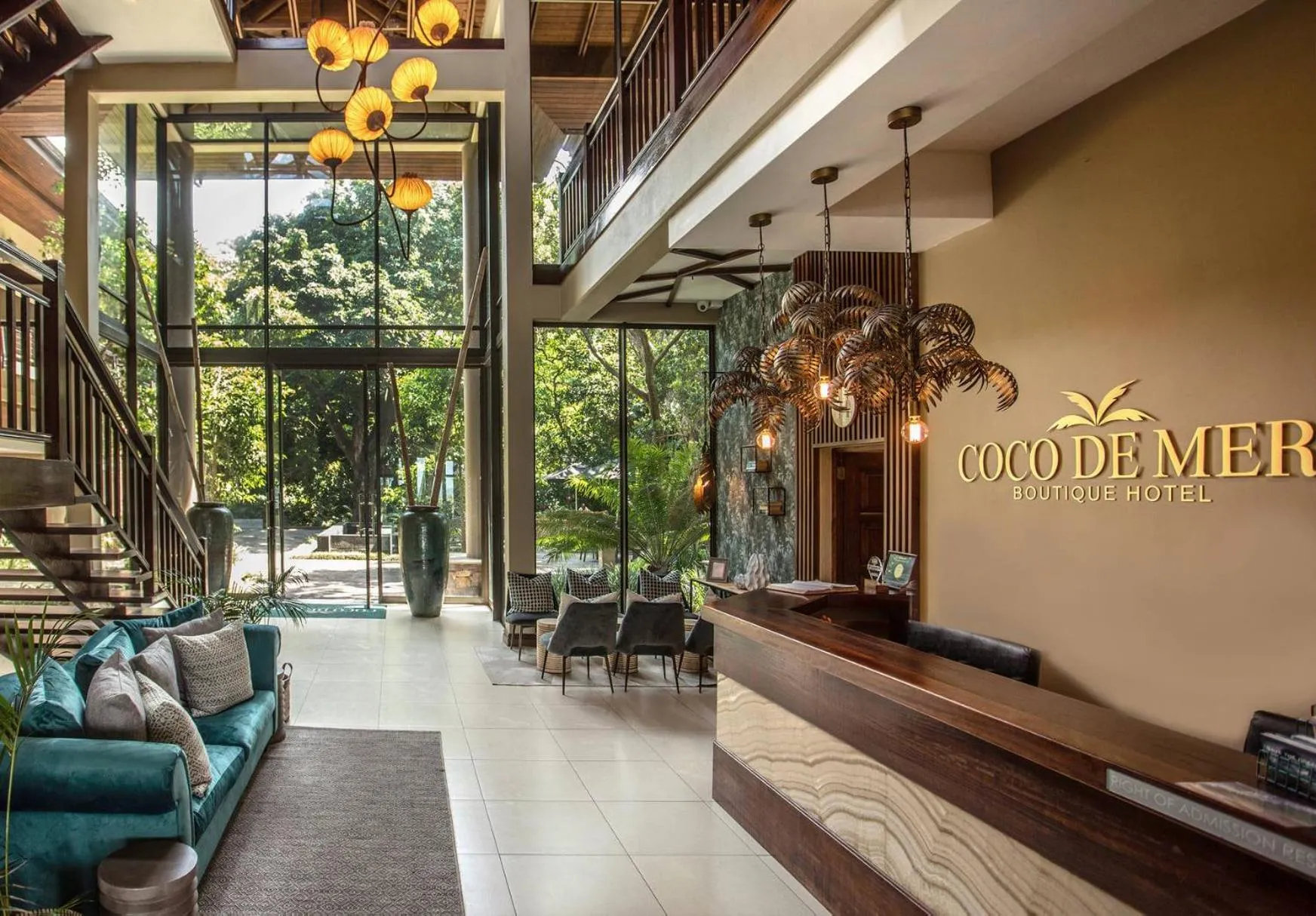 Lobby or reception in Coco De Mer Boutique Hotel