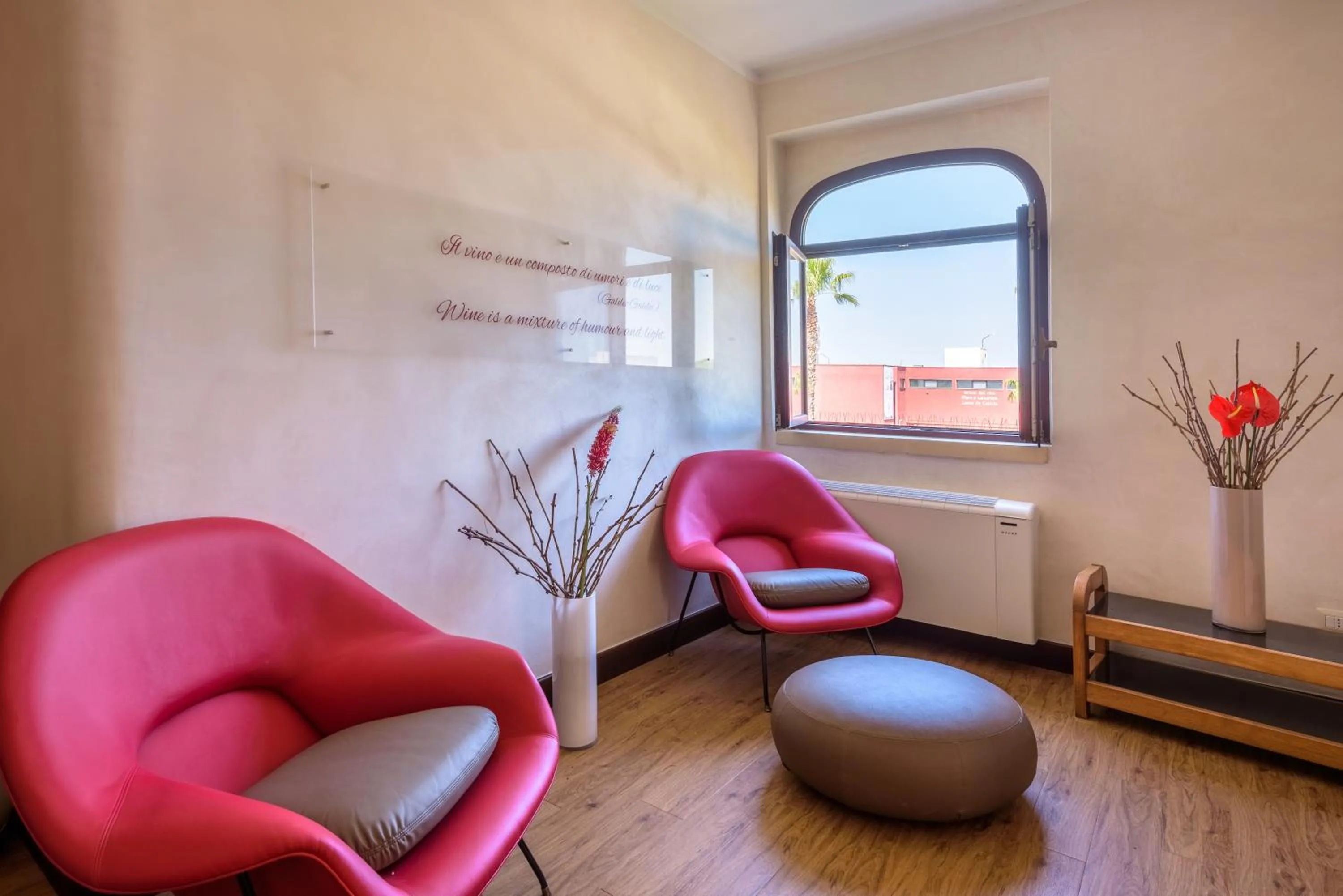 Lobby or reception in Leone de Castris Wine Hotel