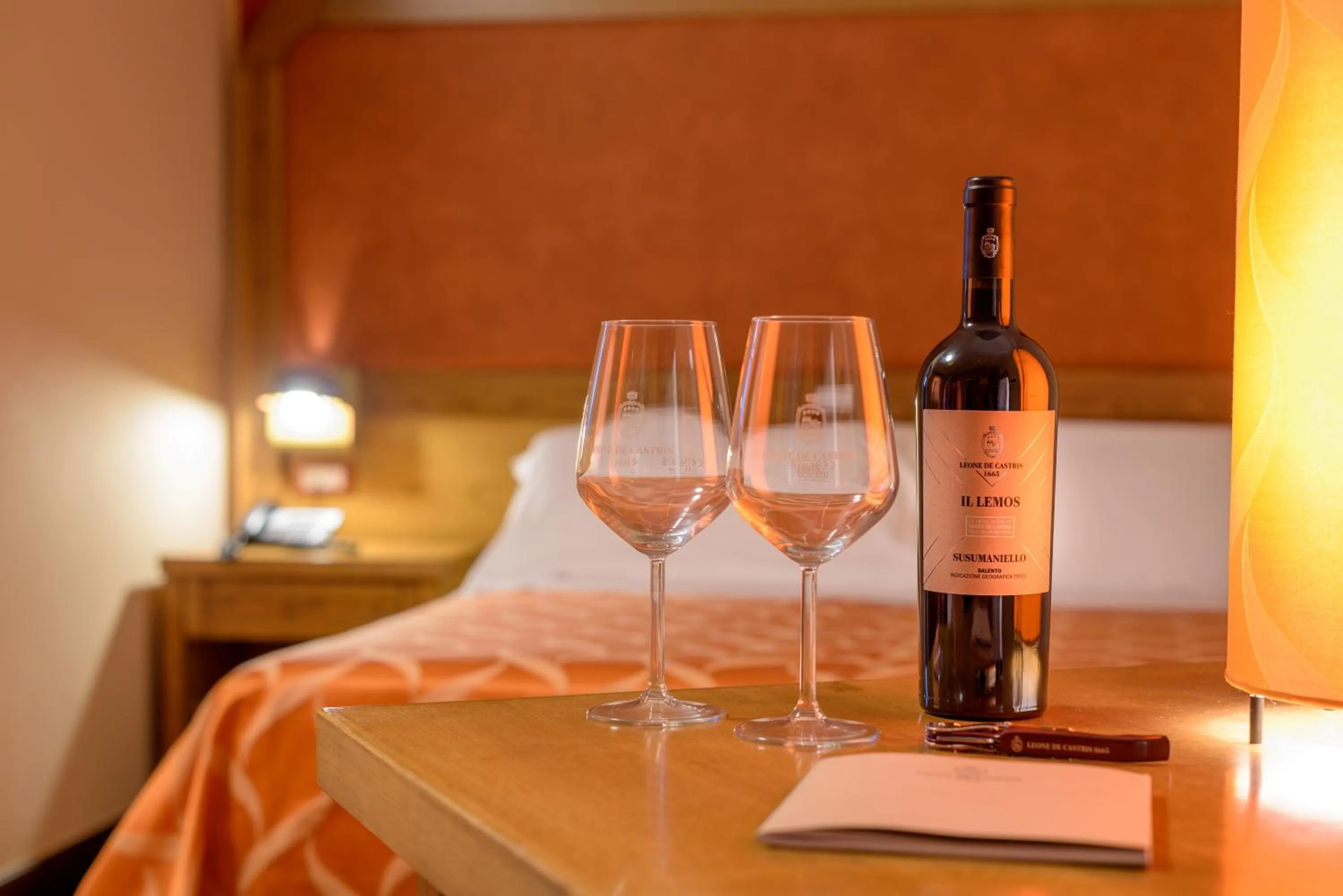 Alcoholic drinks in Leone de Castris Wine Hotel