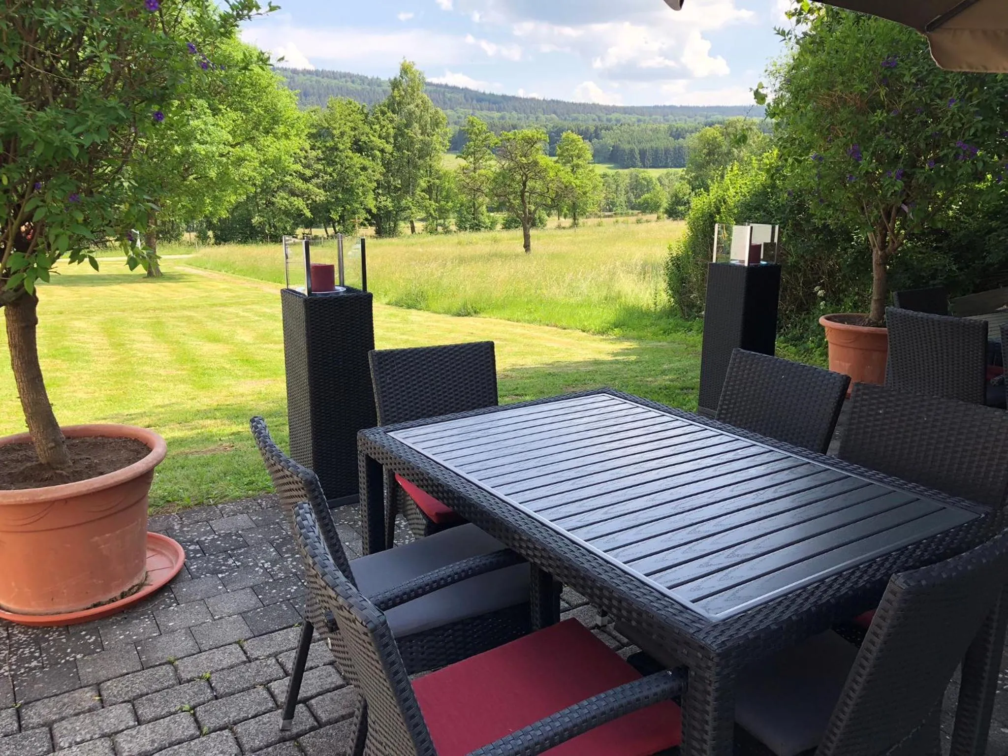 Patio in Hotel Steuer