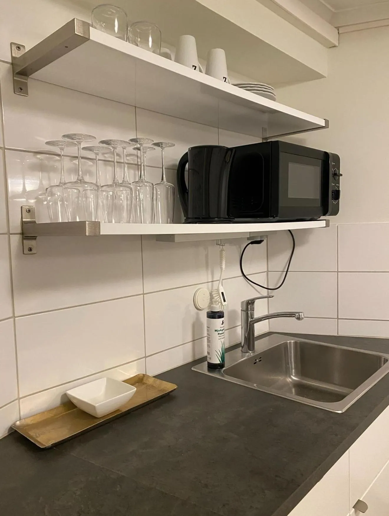 Kitchen or kitchenette in Hotell Breda Blick